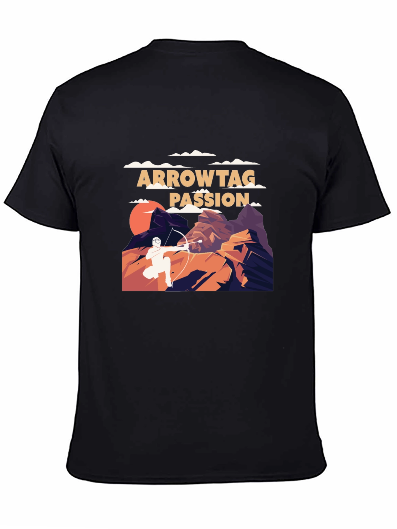 Black Arrowtag Passion T-Shirt: Archery Adventure Tee view 4