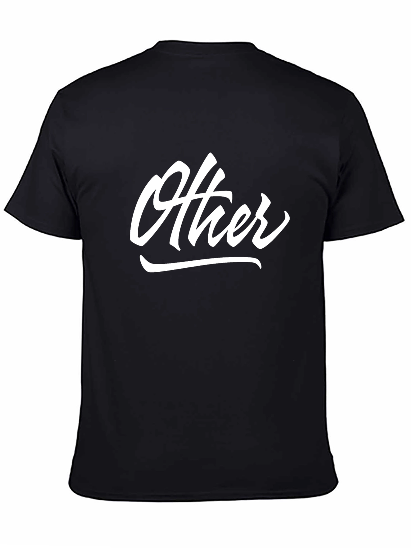 Black Other Graphic Print Black T-Shirt view 4