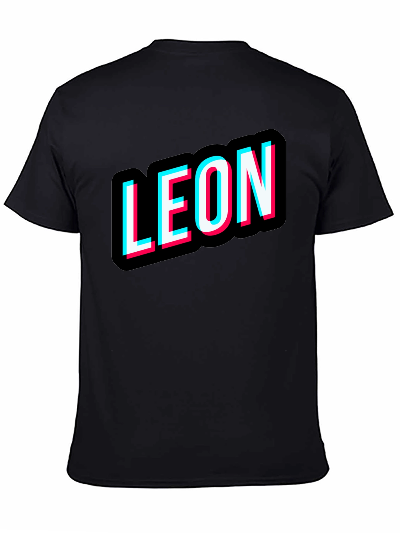 Black Leon T-Shirt Black Novelty Design Tee view 4