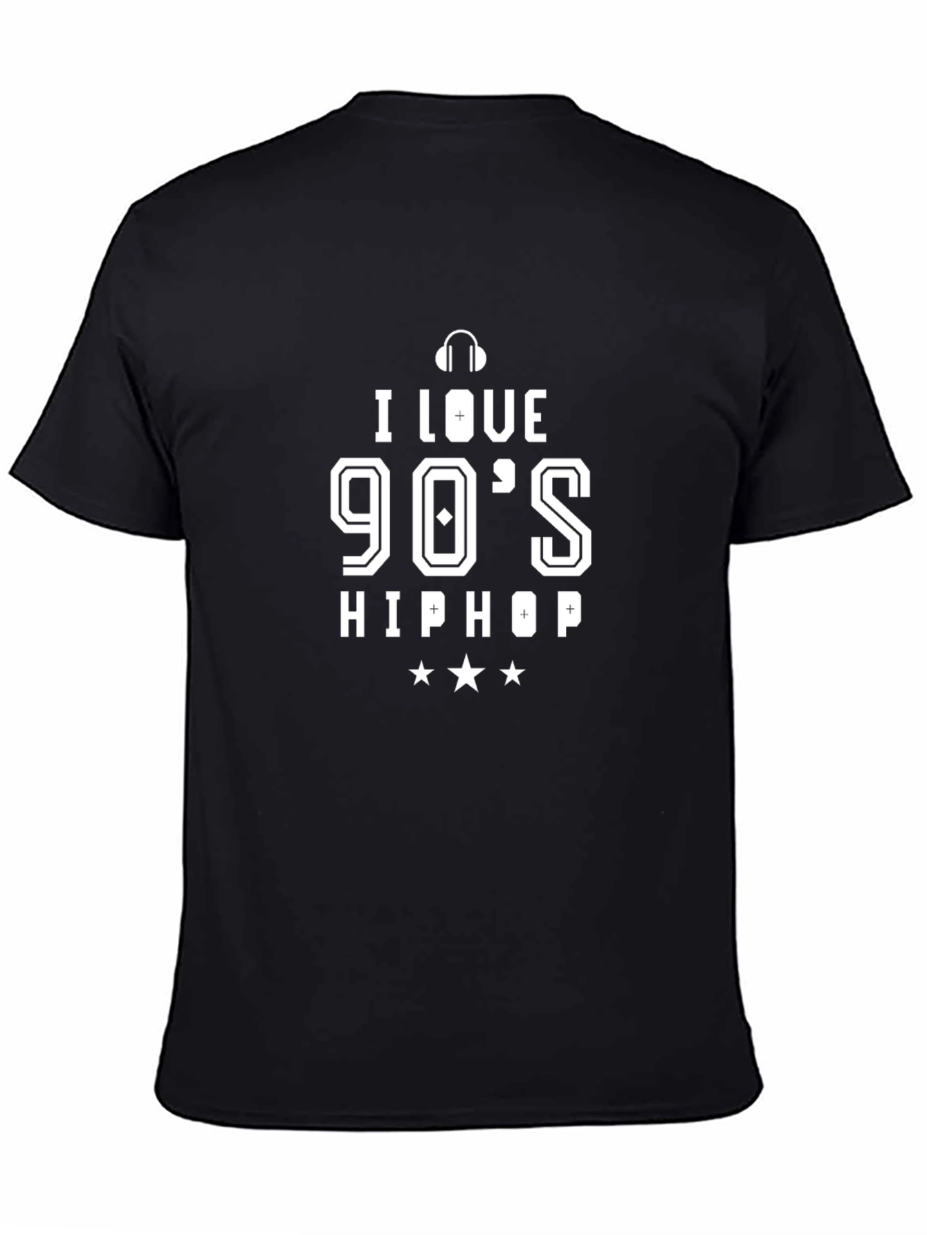 I Love 90's Hip Hop Black T-Shirt - 4