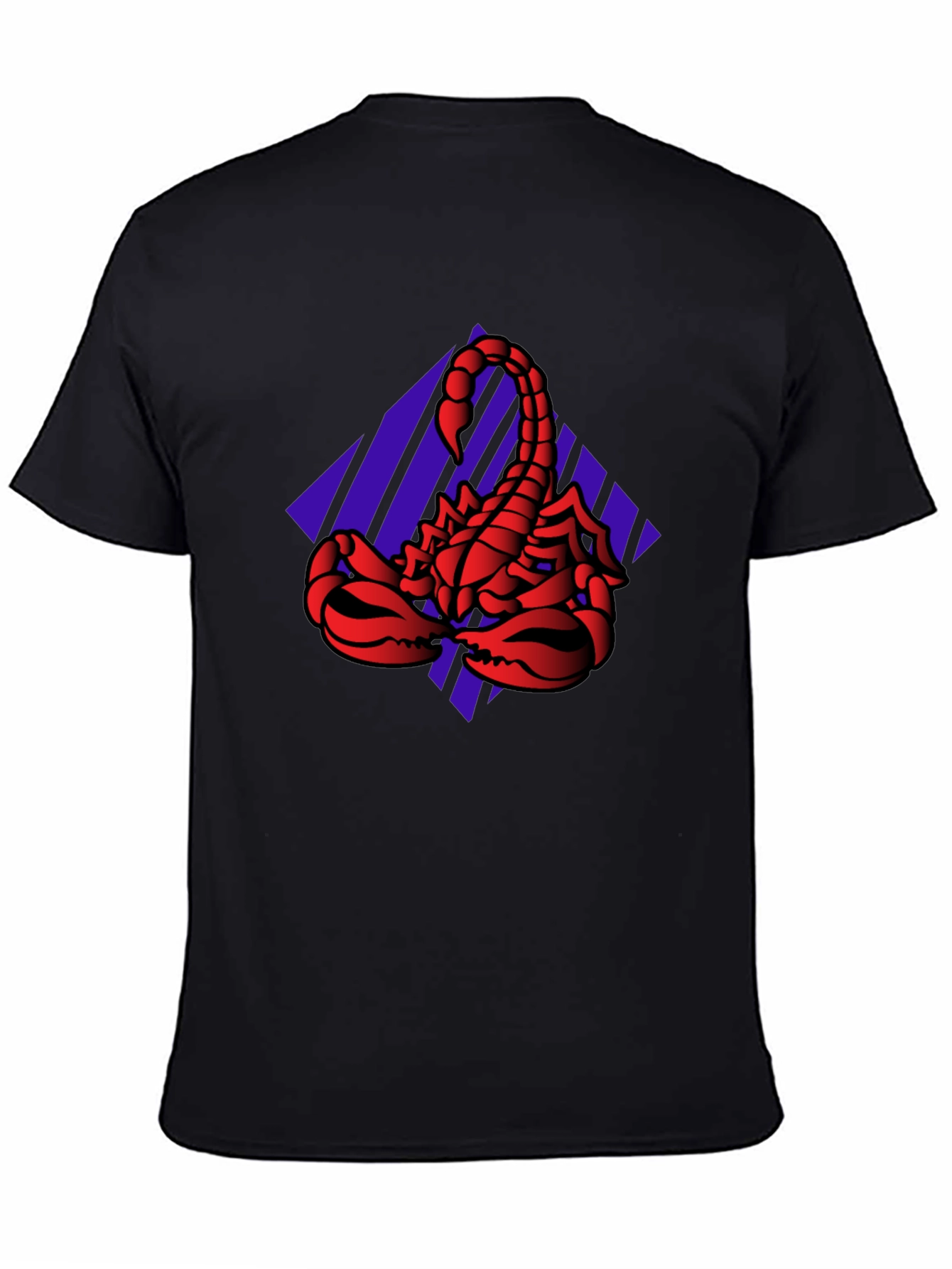 Black Scorpion Graphic Tee - Bold Red Design view 4