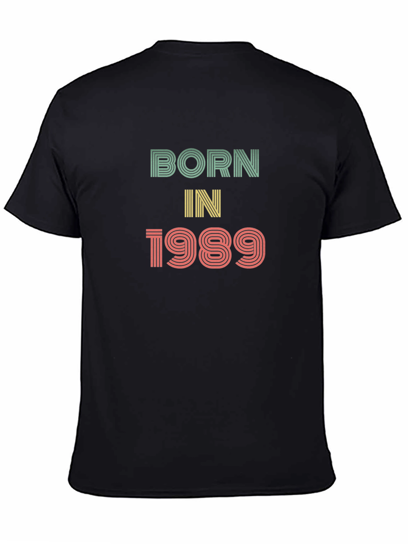 Black Born in 1989 Graphic Tee view 4
