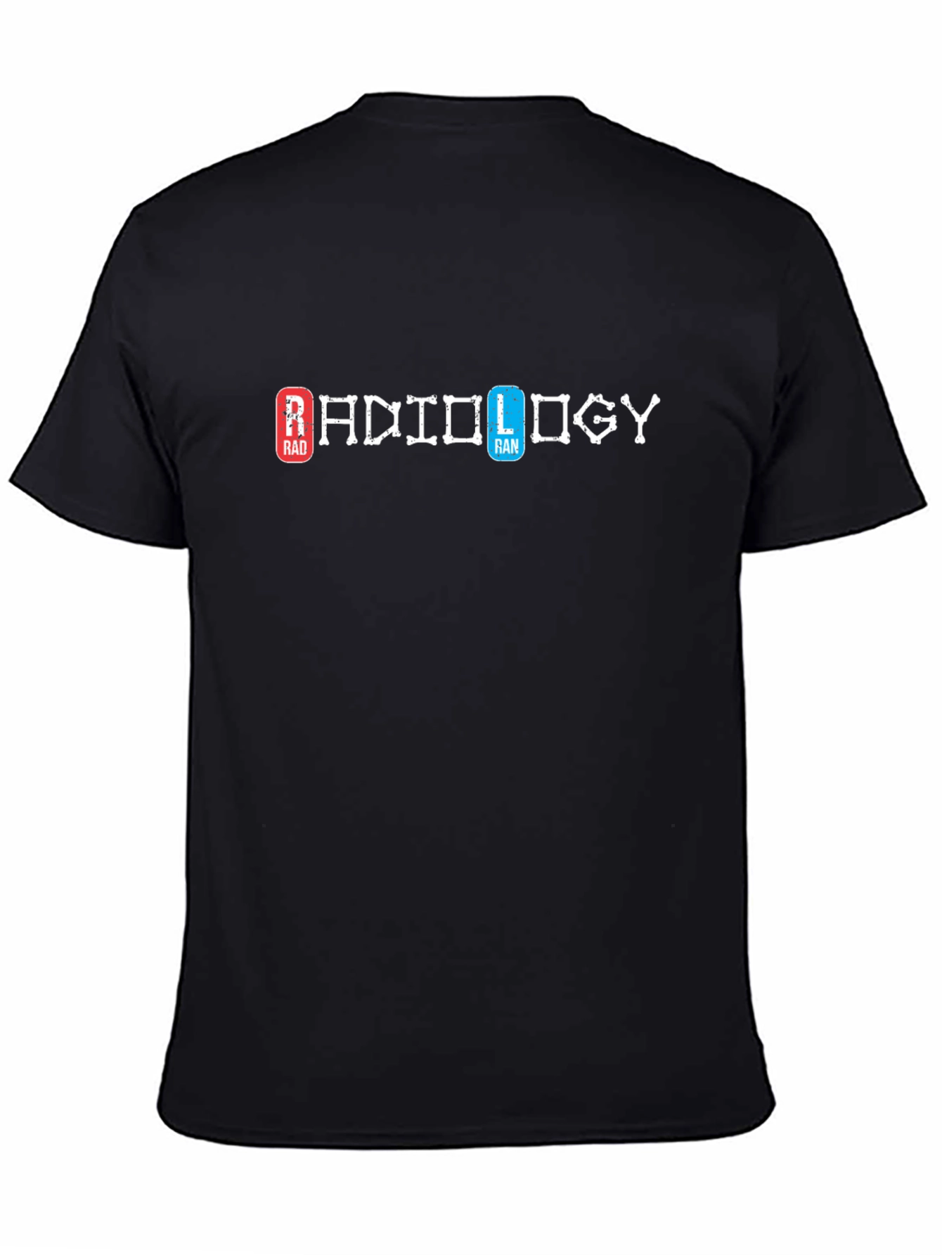 Black Radiology Tee - Funny X-Ray Tech Shirt view 4