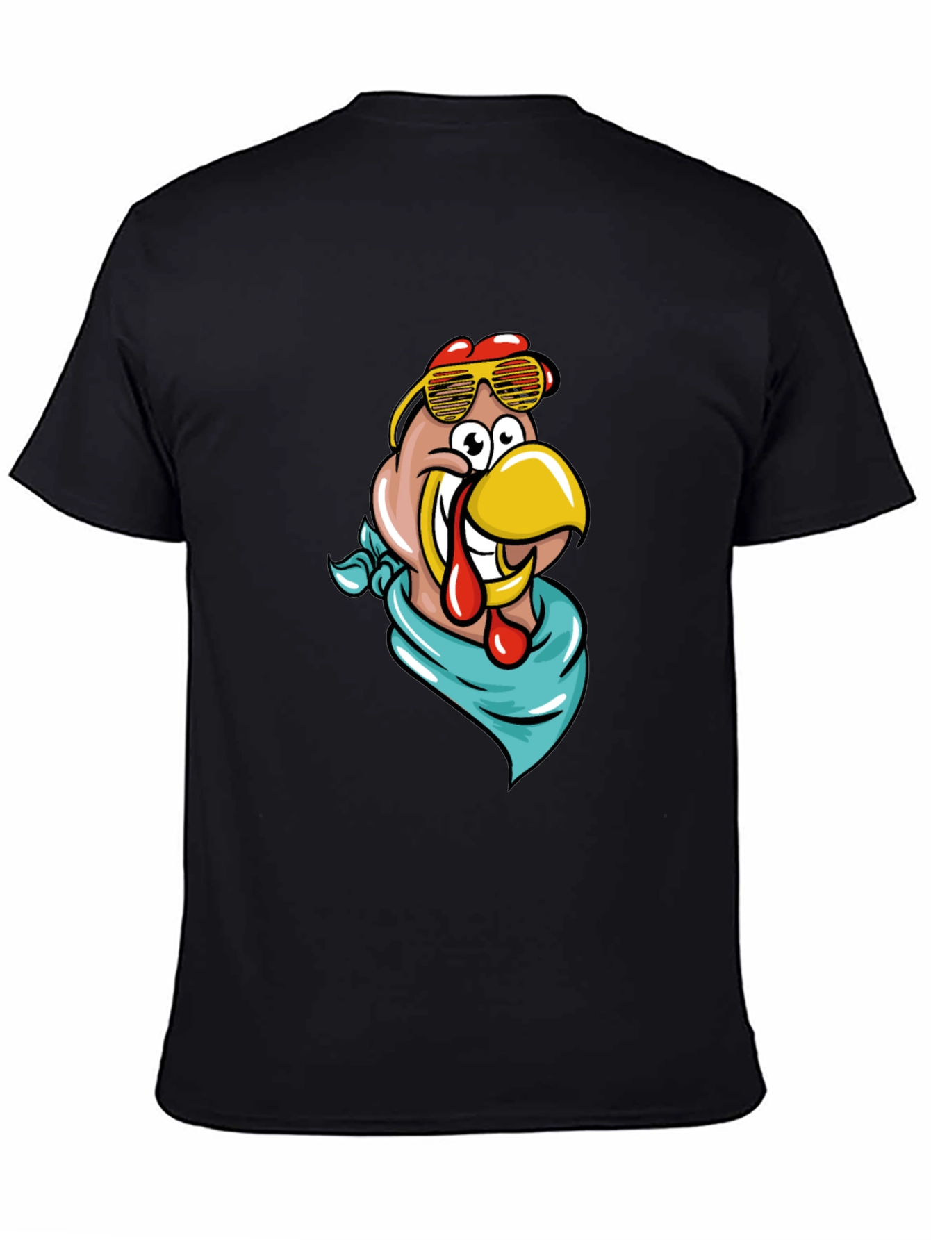 Black Cool Turkey Graphic Tee view 4