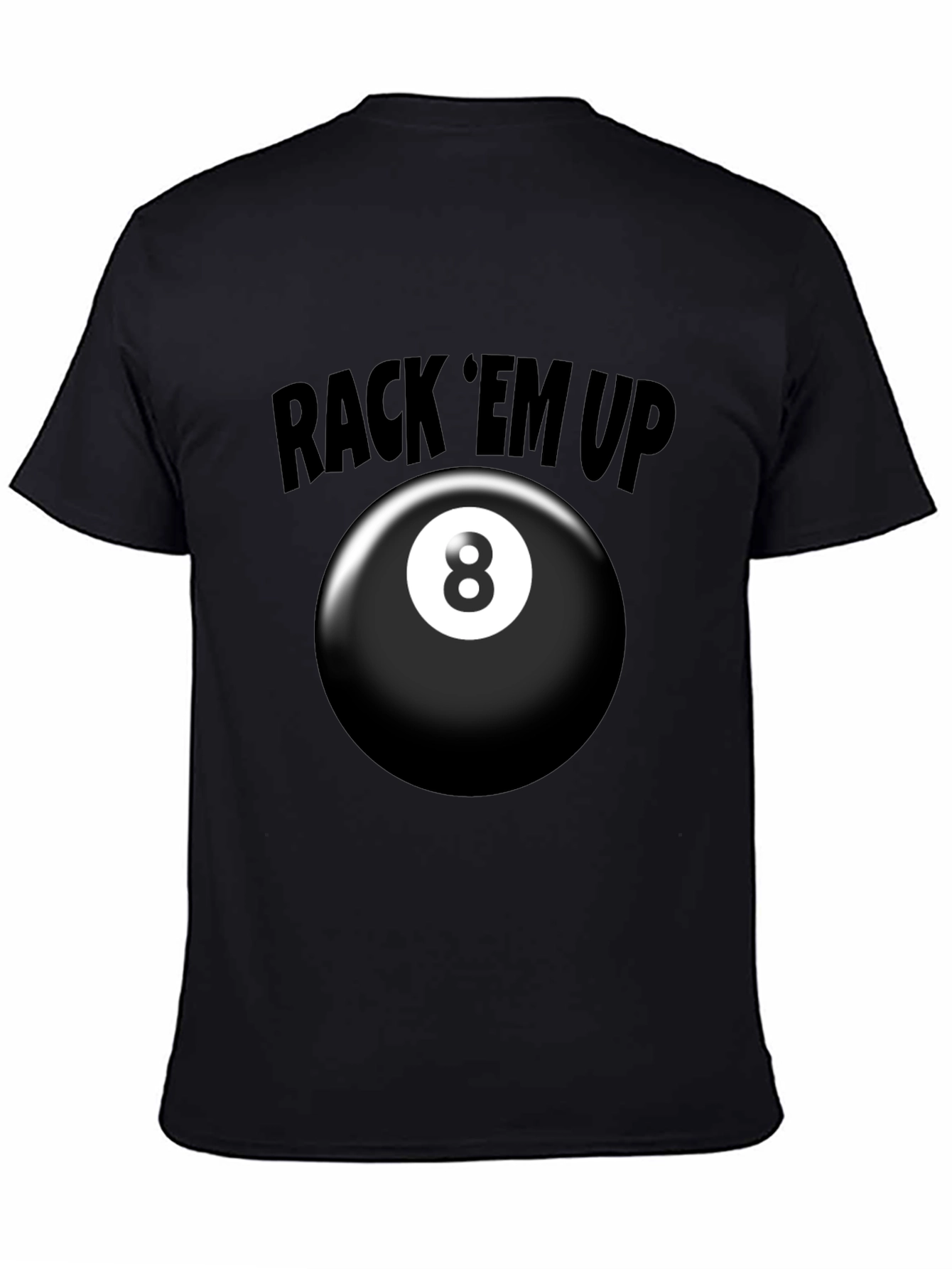 Rack 'Em Up 8 Ball Graphic T-Shirt - 4