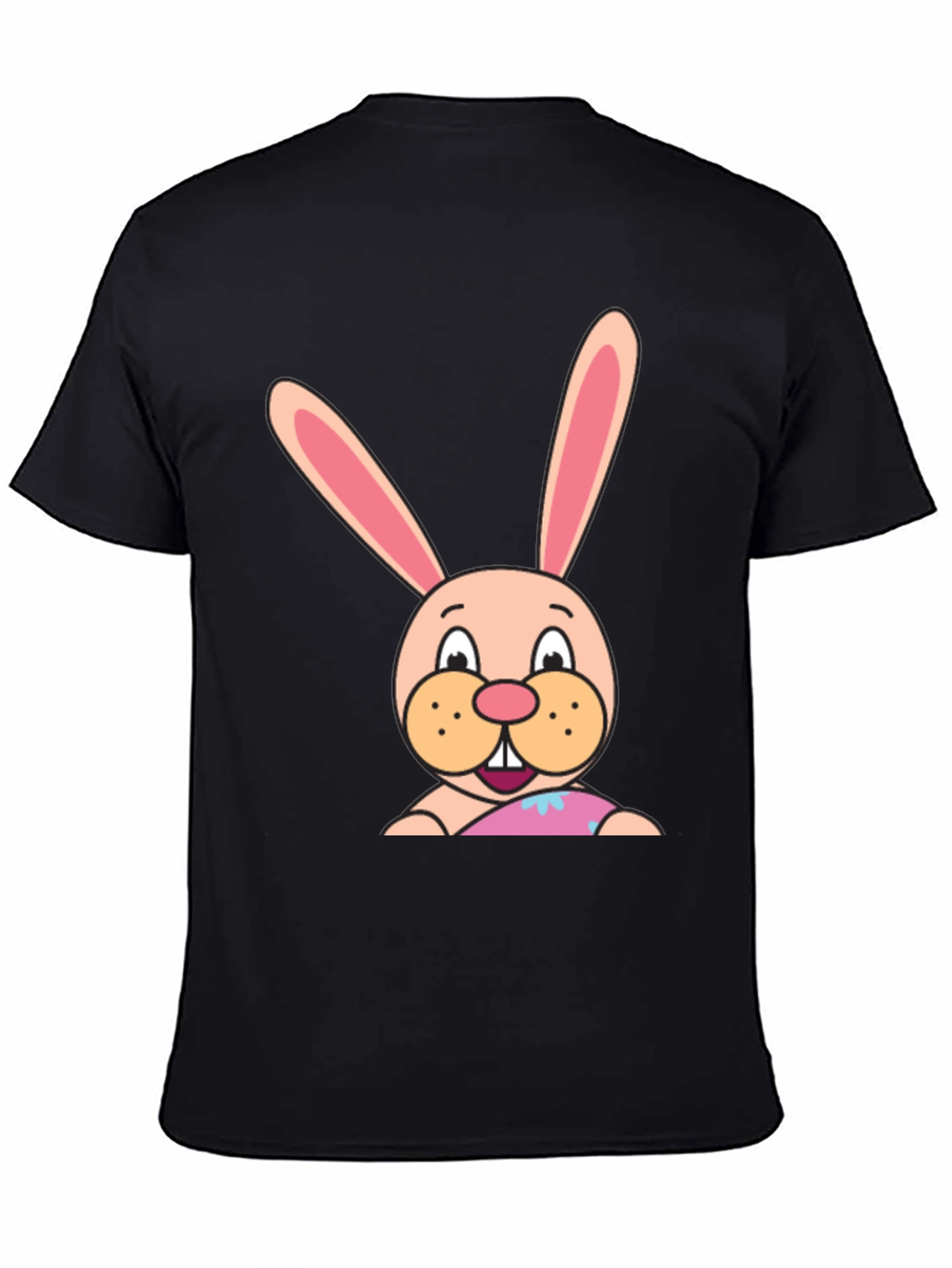 Black Bunny Graphic Tee - Soft Cotton Blend view 4