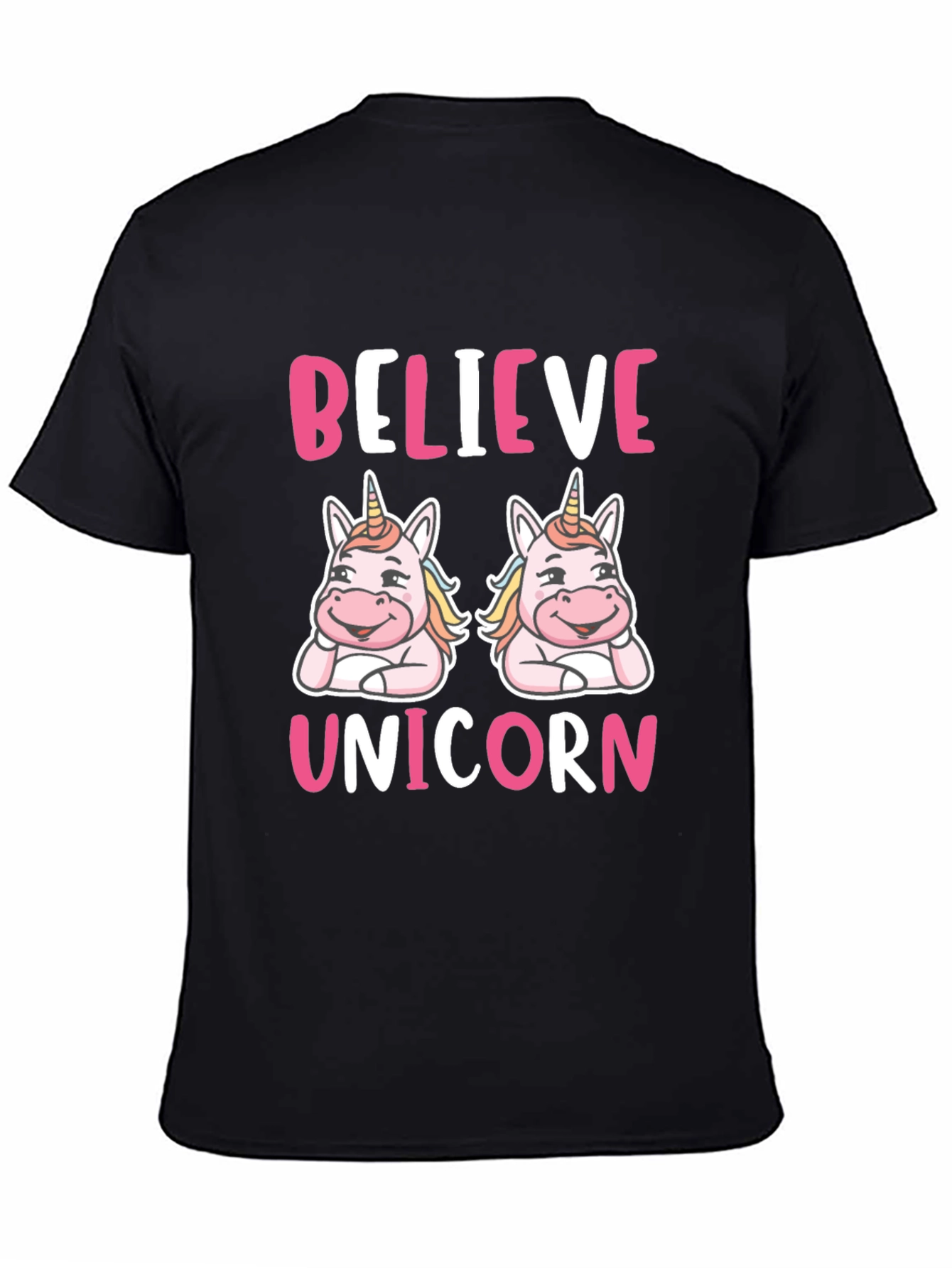Black Believe Unicorn T-Shirt view 4