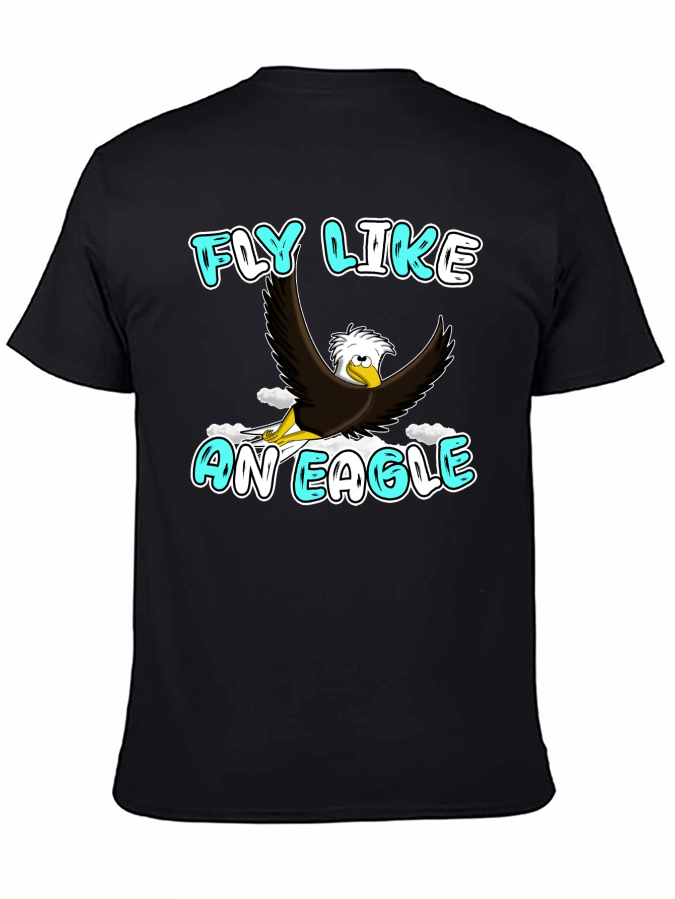 Black Fly Like An Eagle Graphic Tee view 4