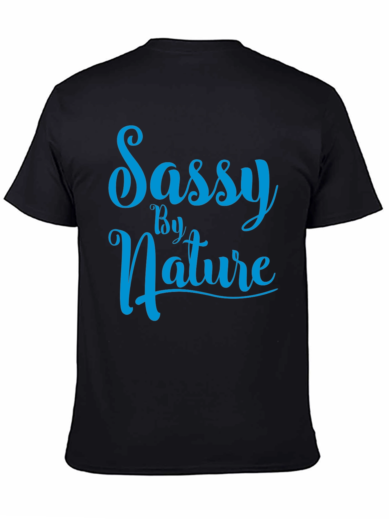 Black Sassy By Nature Graphic Tee view 4