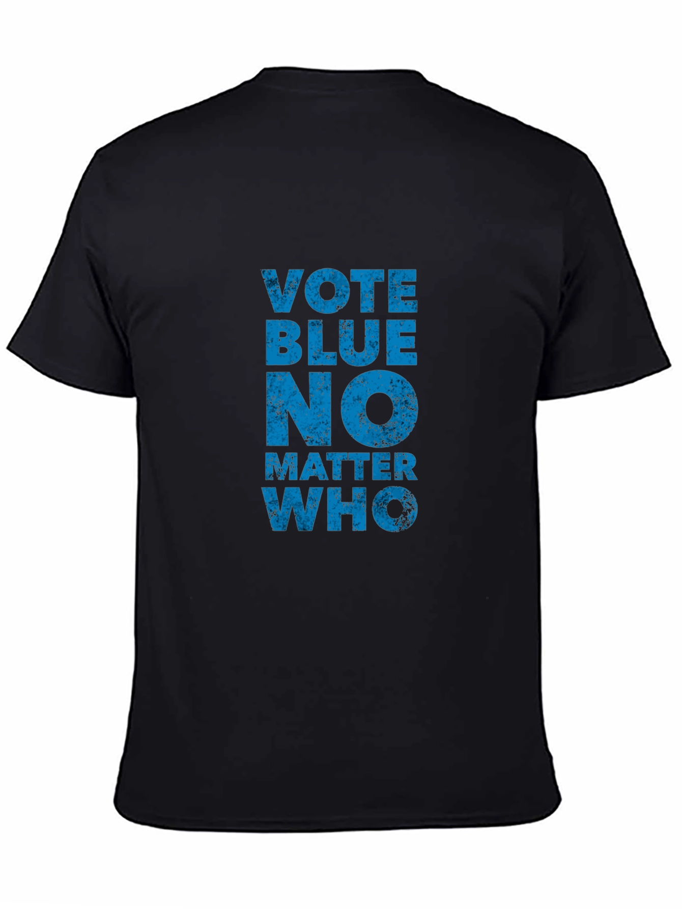 Black Vote Blue No Matter Who T-Shirt view 4