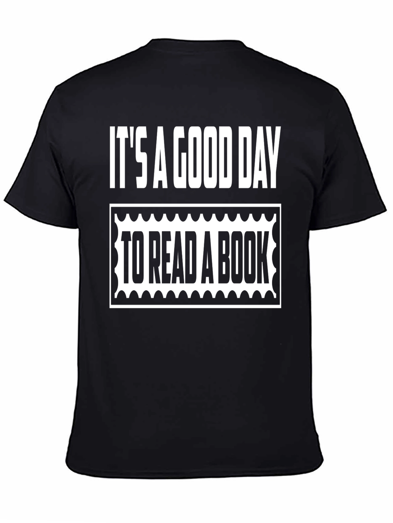 Black It's A Good Day to Read a Book T-Shirt view 4