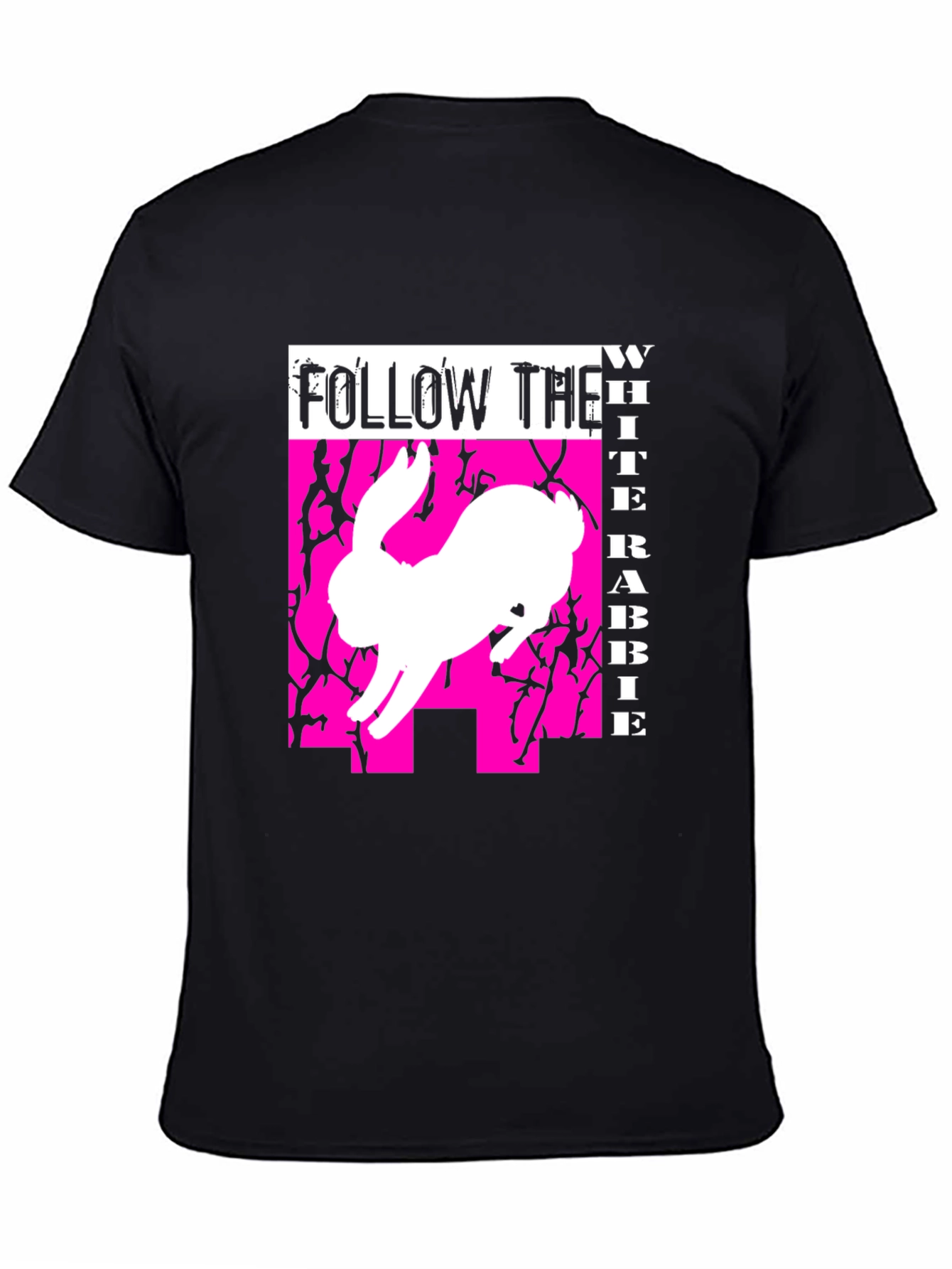 Follow The White Rabbit Graphic Tee - 4