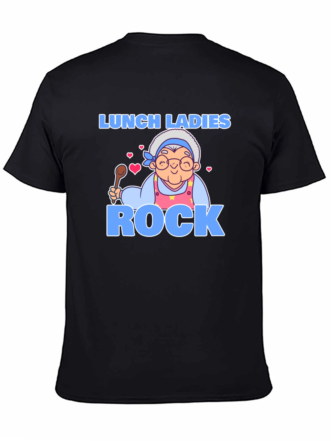 Black Lunch Ladies Rock T-Shirt view 4