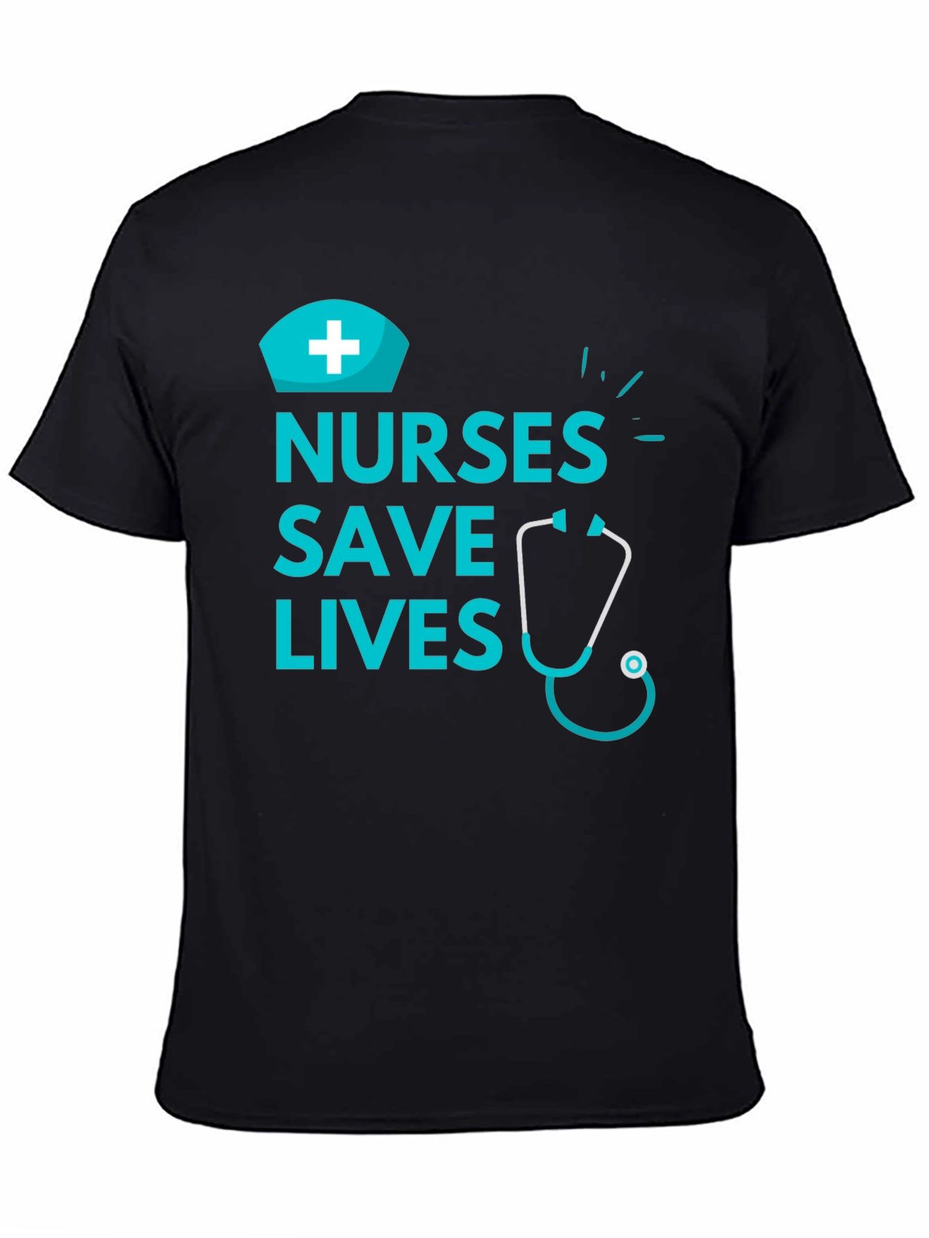 Black Nurses Save Lives Graphic Tee view 4