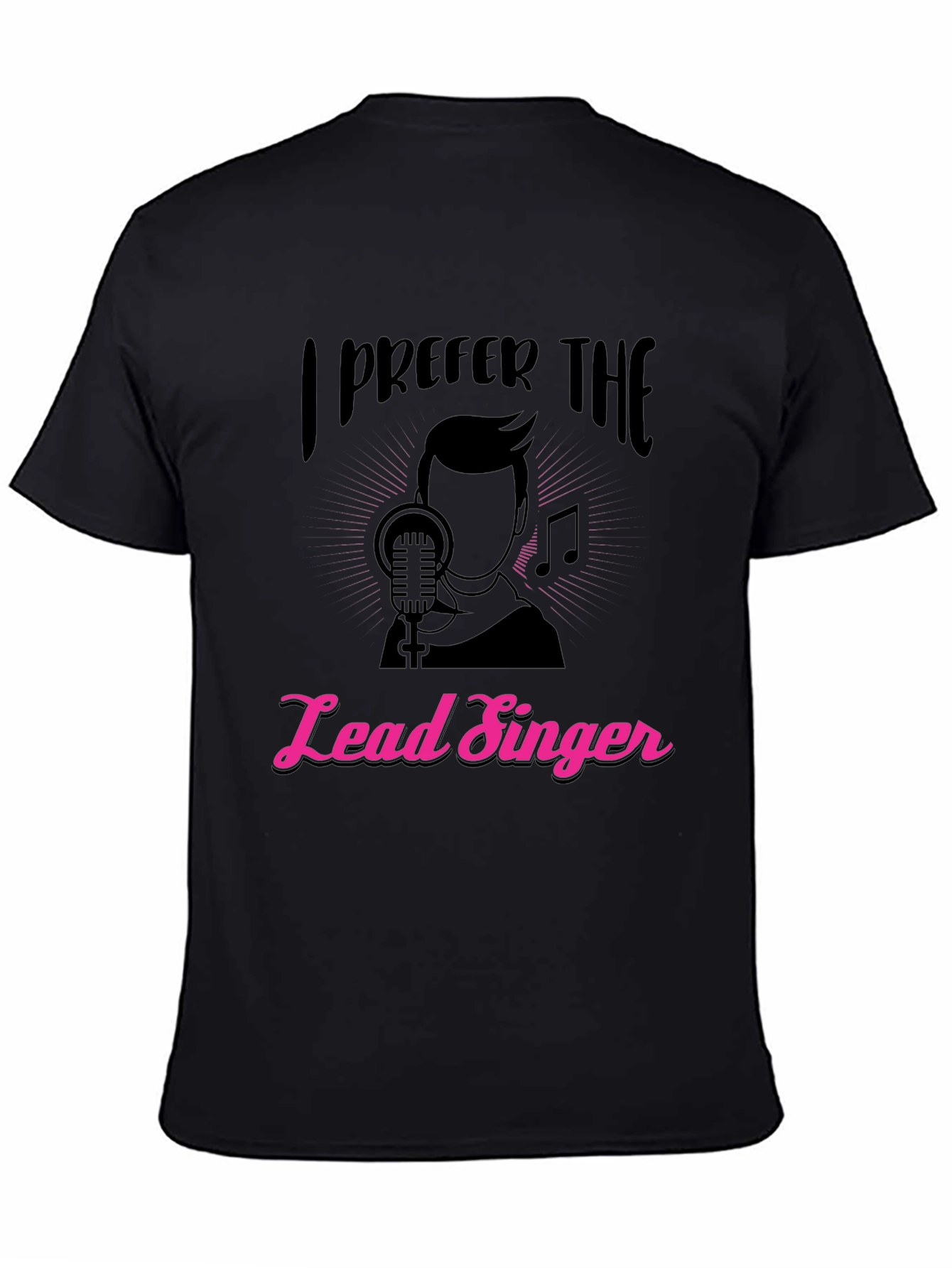 Black Lead Singer Graphic T-Shirt view 4