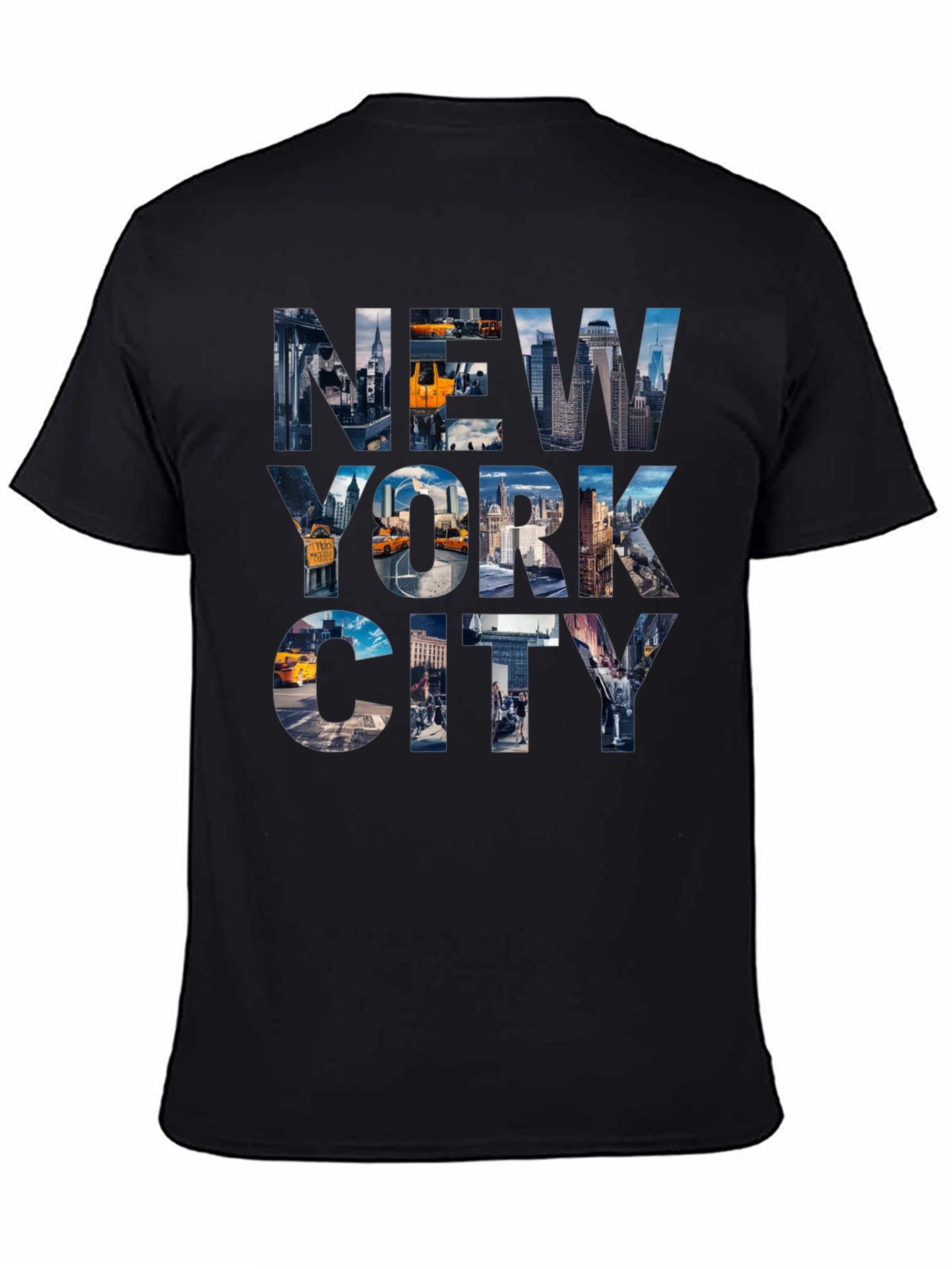 Black New York City Graphic Tee - Black view 4