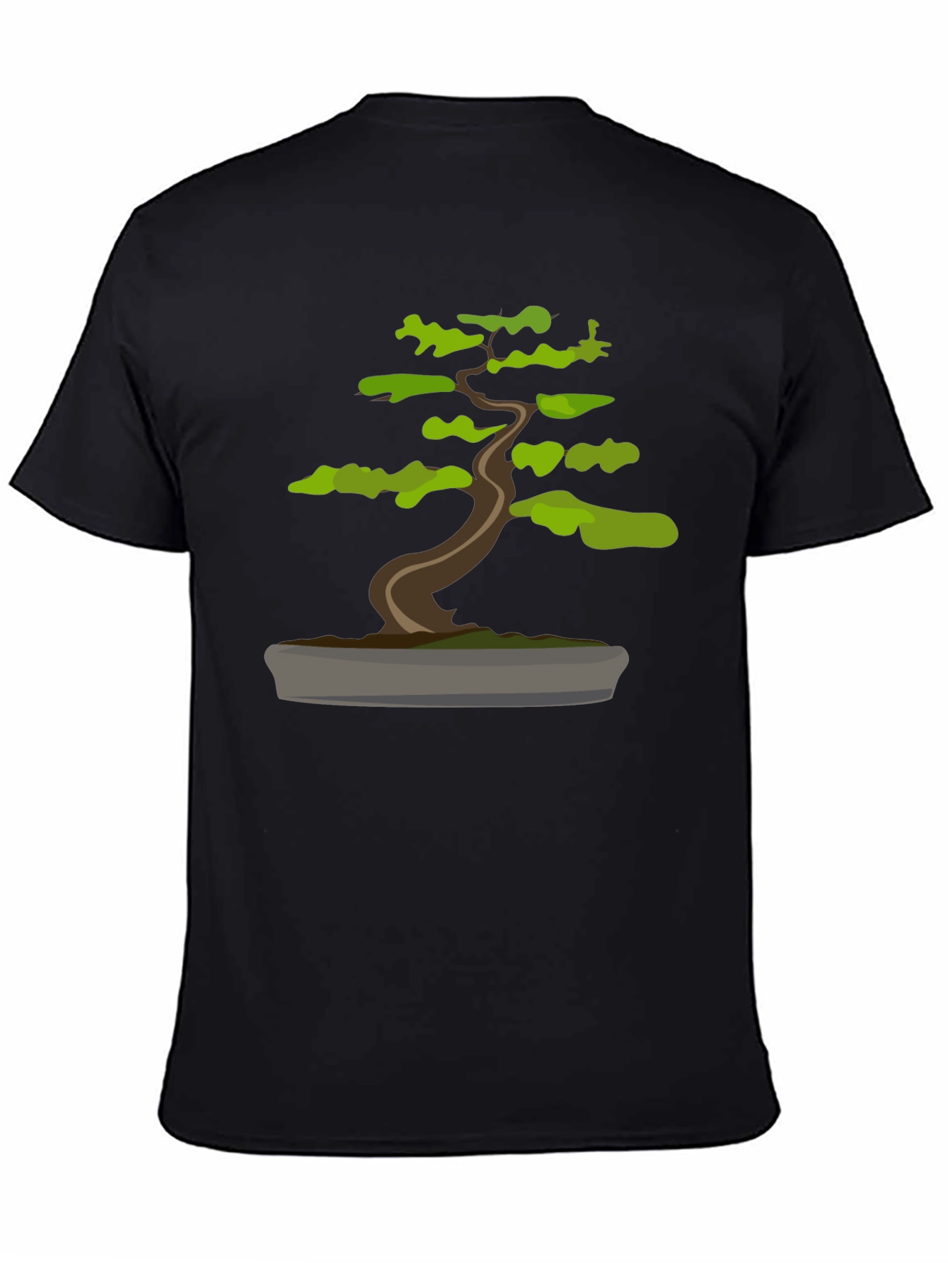 Black Bonsai Tree Graphic Tee - Unisex view 4