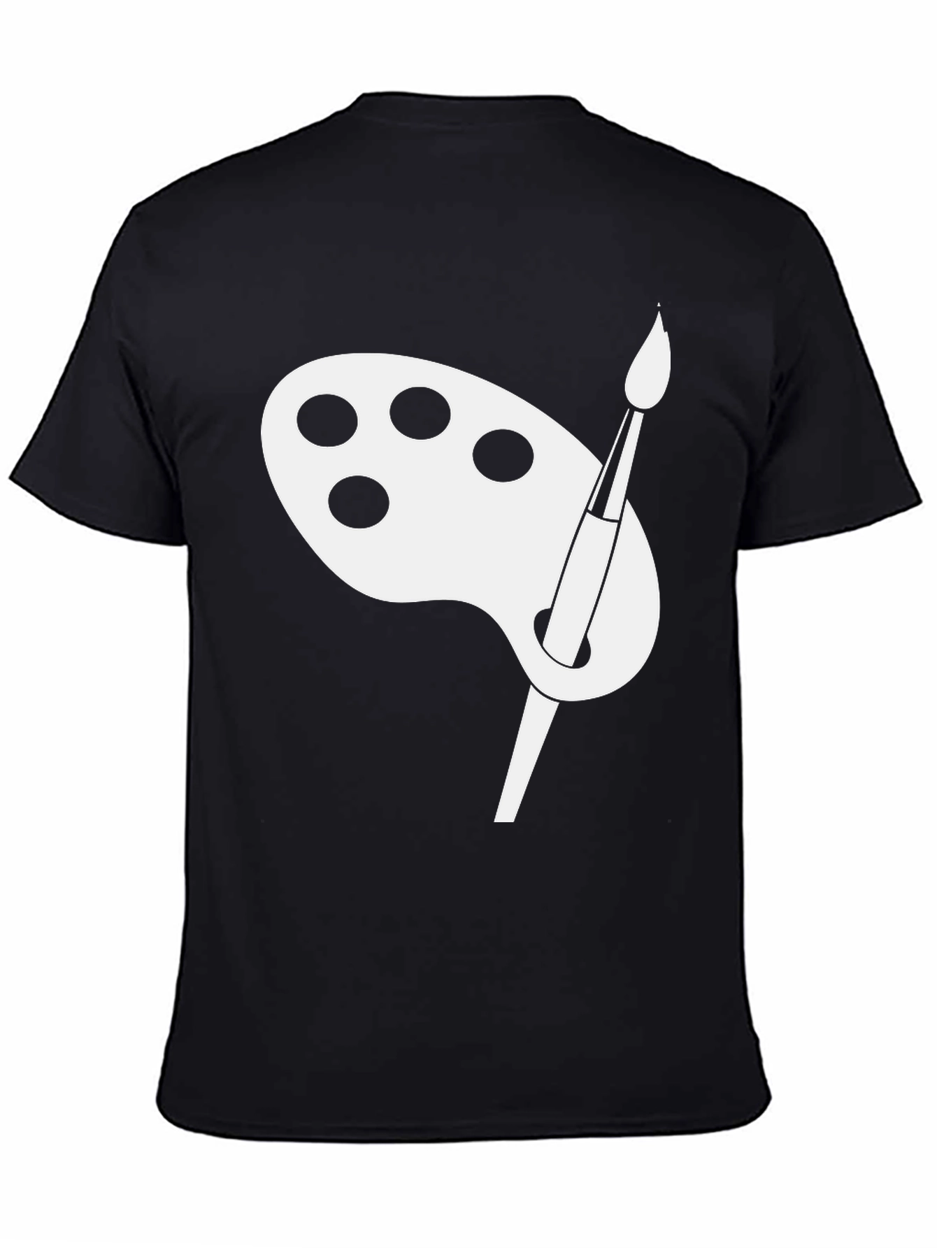 Black Artist Palette T-Shirt - Creative Art Design view 4