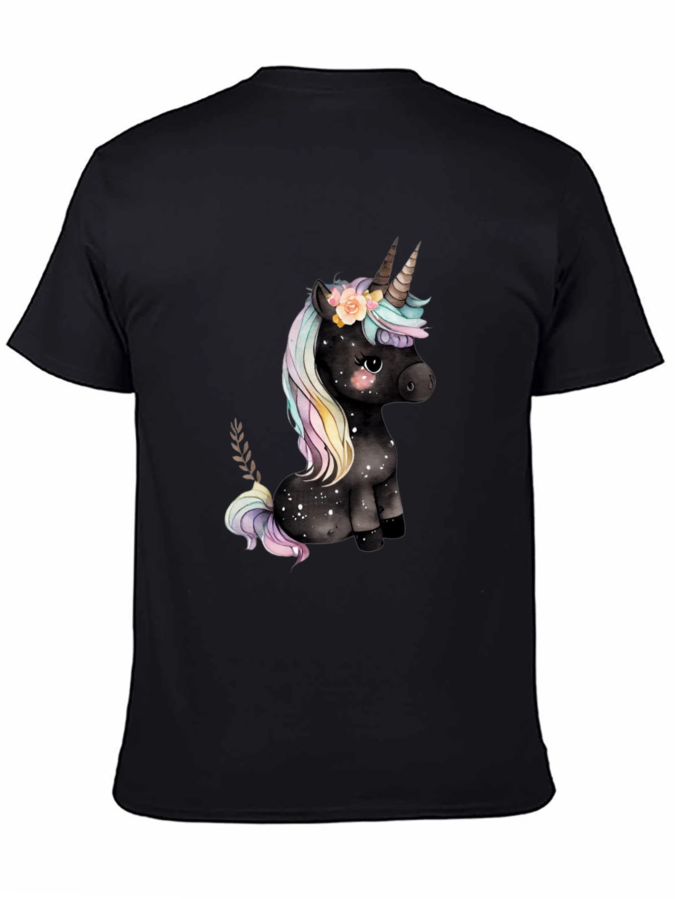 Black Unicorn Graphic Tee - Magical Style view 4