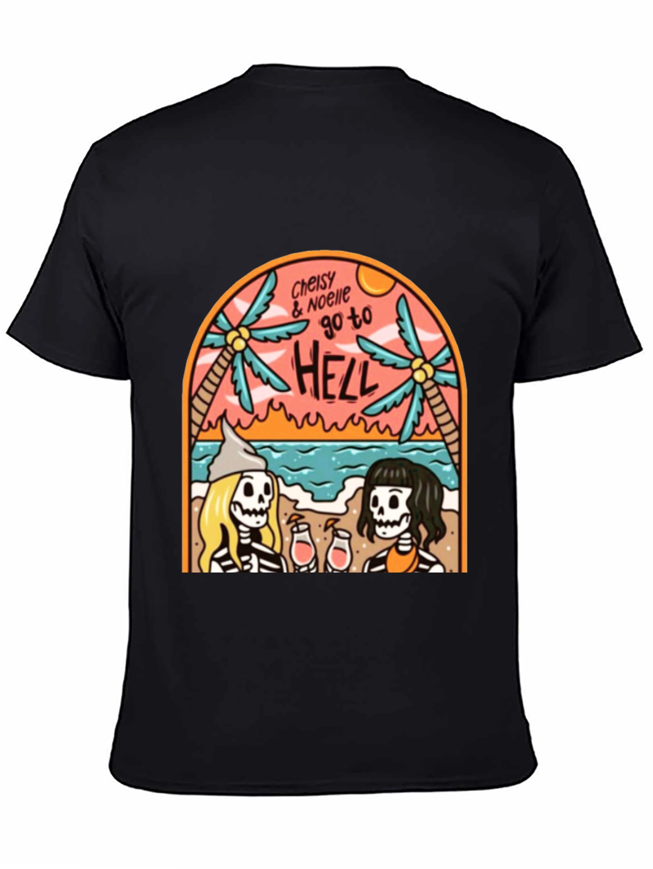 Black Cheisy & Noelle Go To HELL T-Shirt view 4