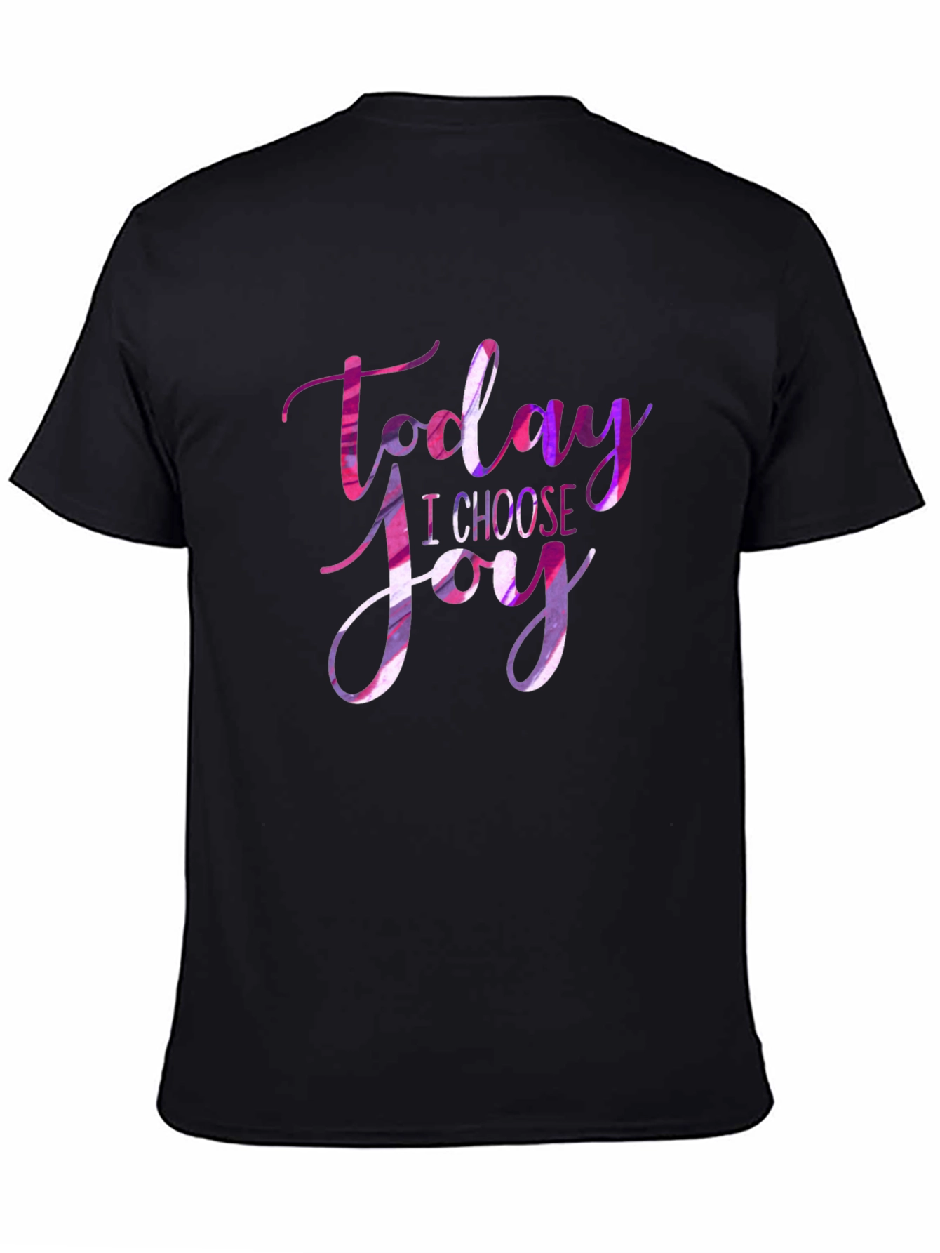 Black Today I Choose Joy Graphic T-Shirt view 4