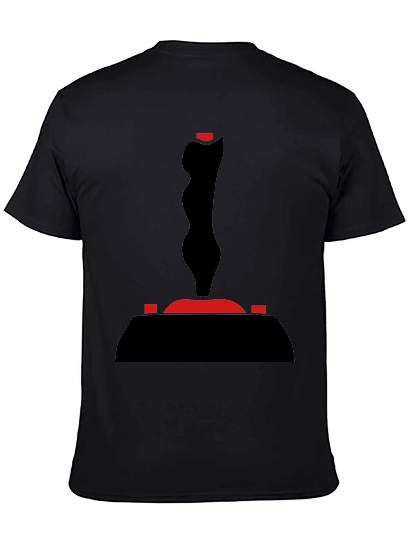 Black Retro Joystick Graphic Tee - Black T-Shirt view 4