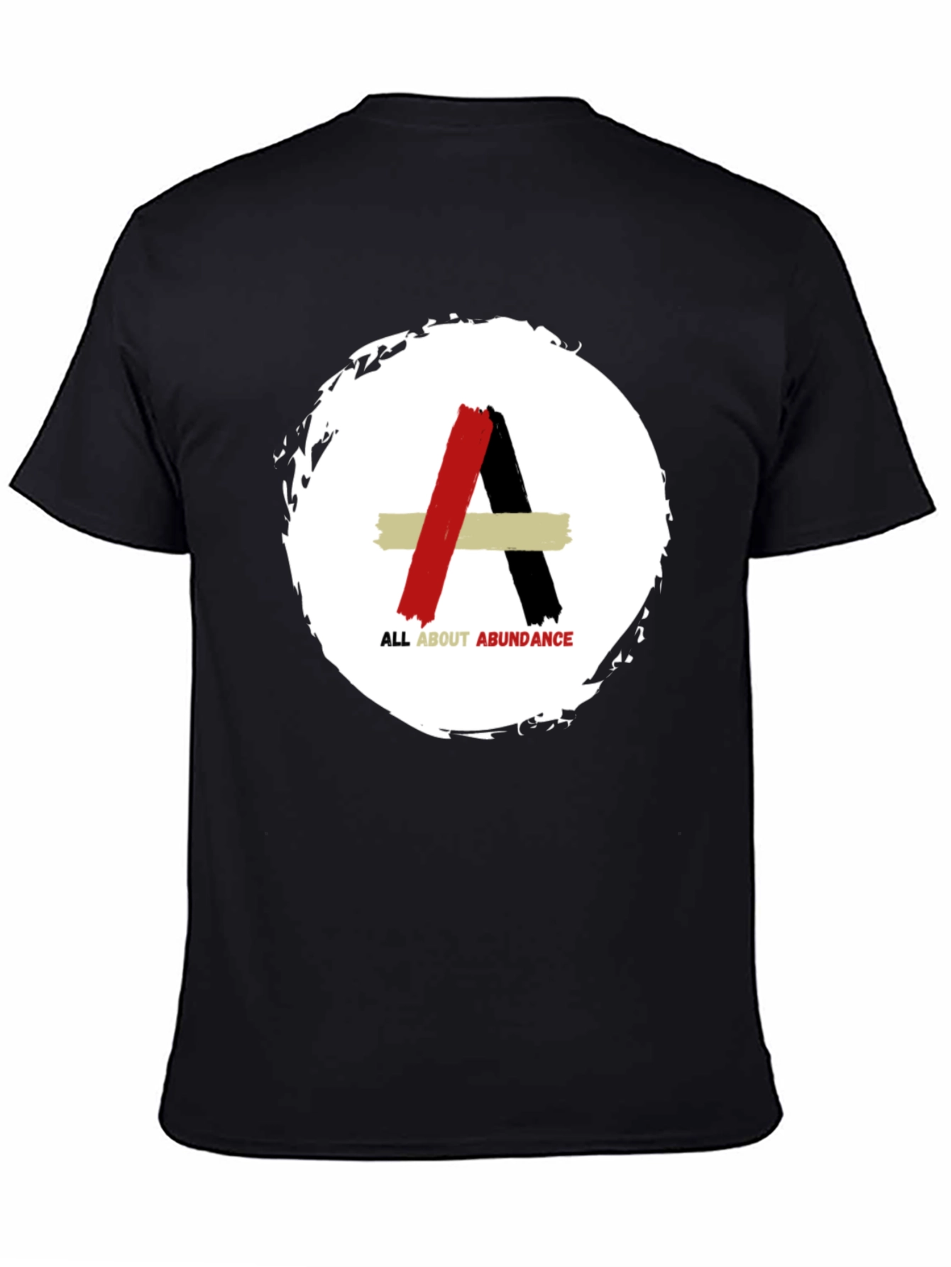 Black All About Abundance Graphic Tee - Black view 4