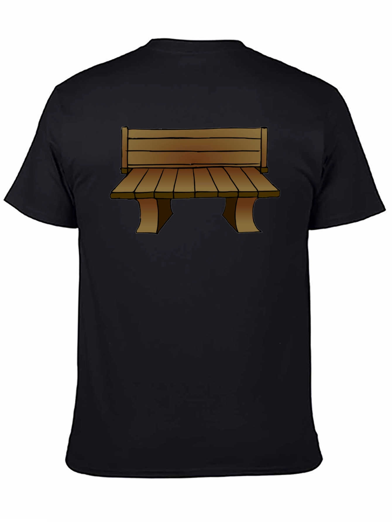 Black Bench Graphic T-Shirt view 4