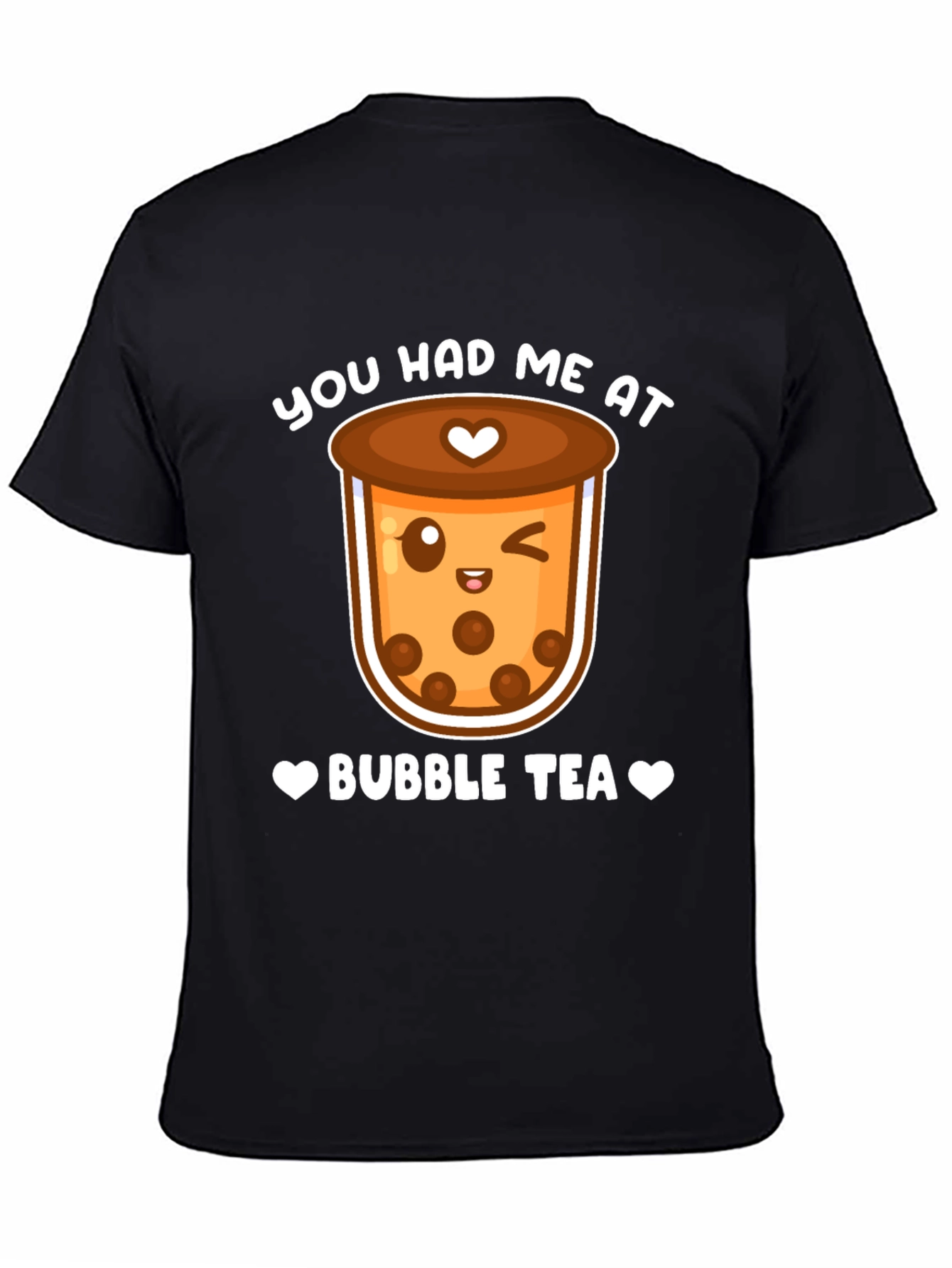 Black You Had Me At Bubble Tea Graphic T-Shirt view 4