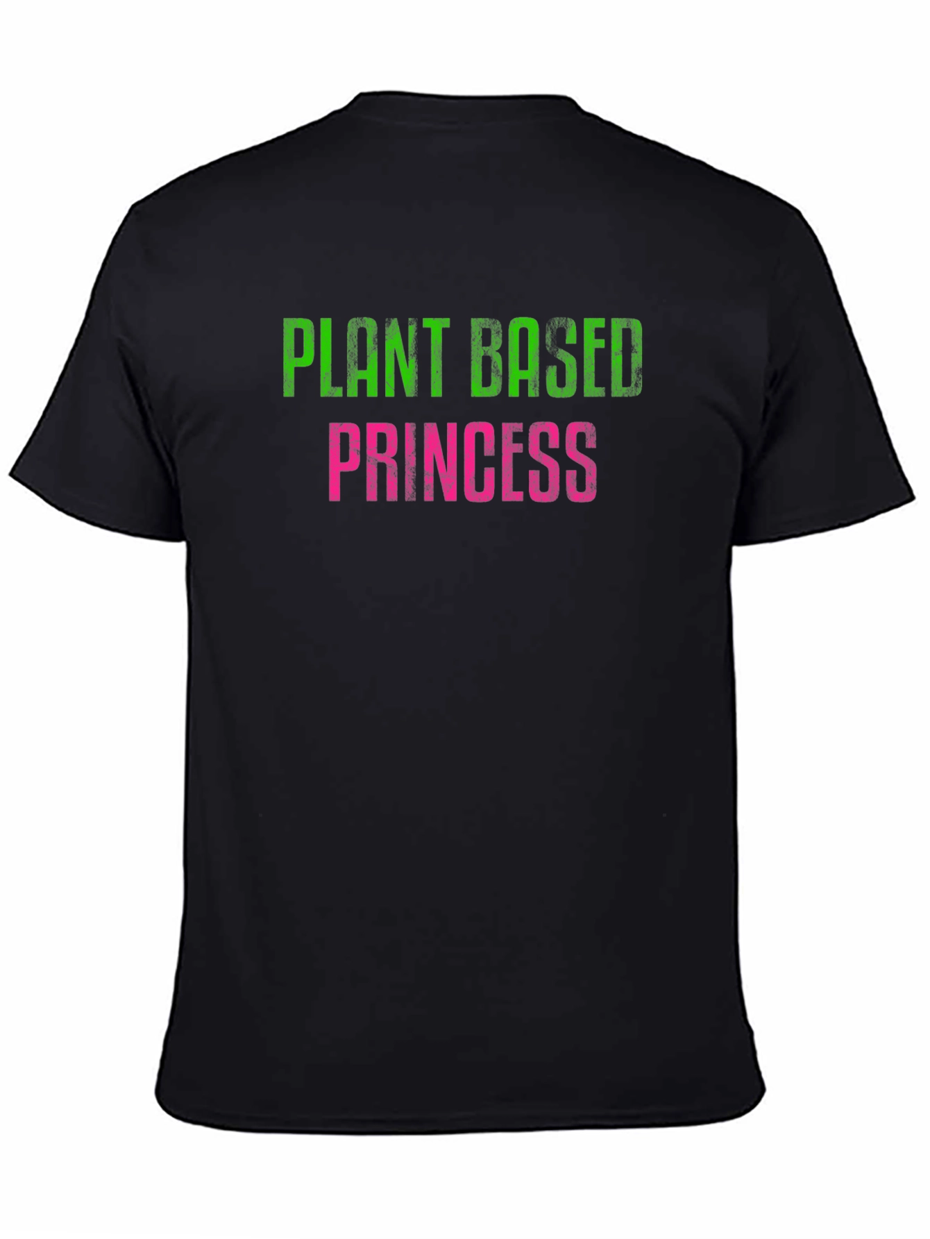 Black Plant Based Princess Tee - Vegan Fashion view 4