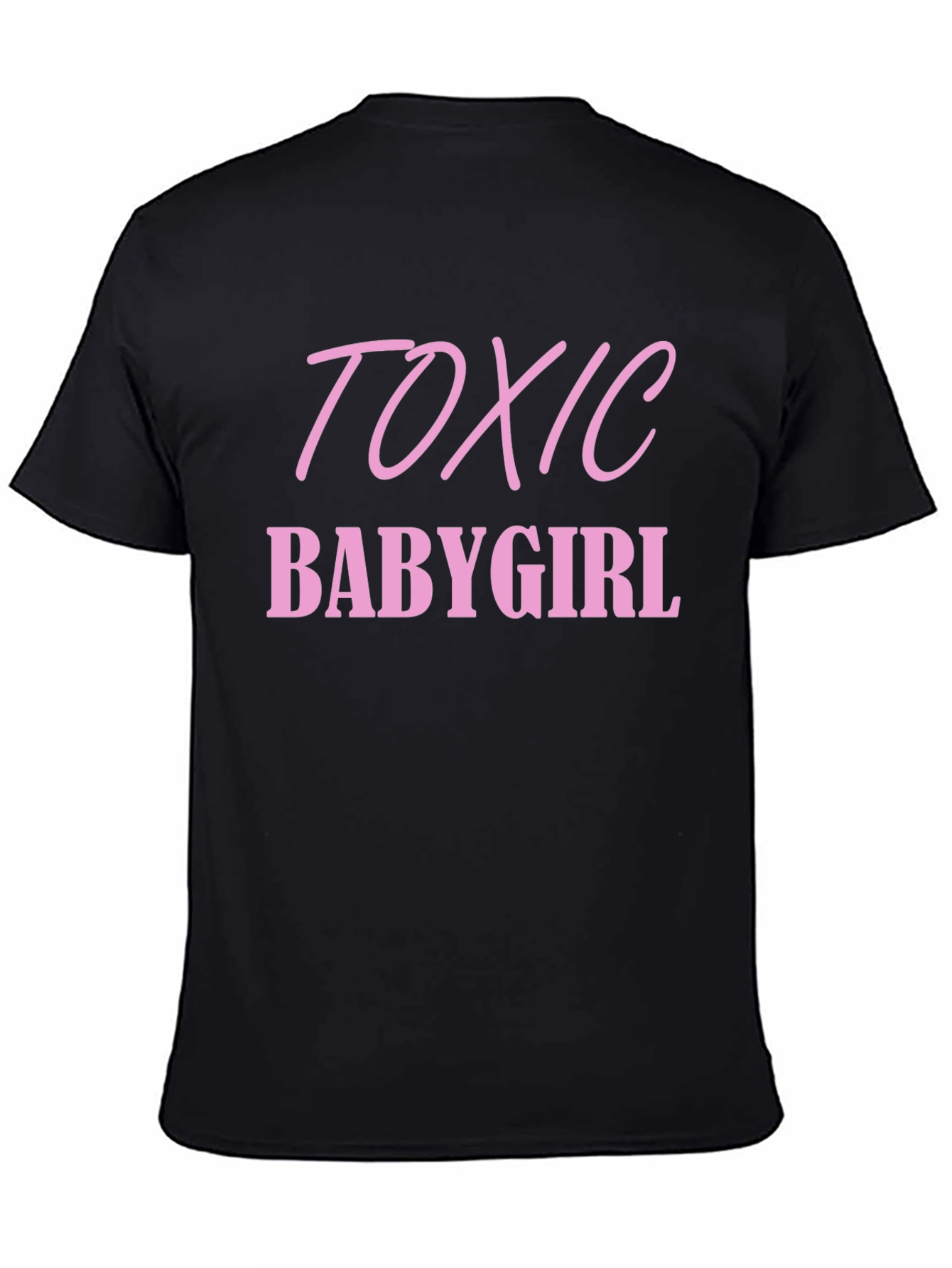 Black Toxic Babygirl T-Shirt - Edgy Graphic Tee view 4