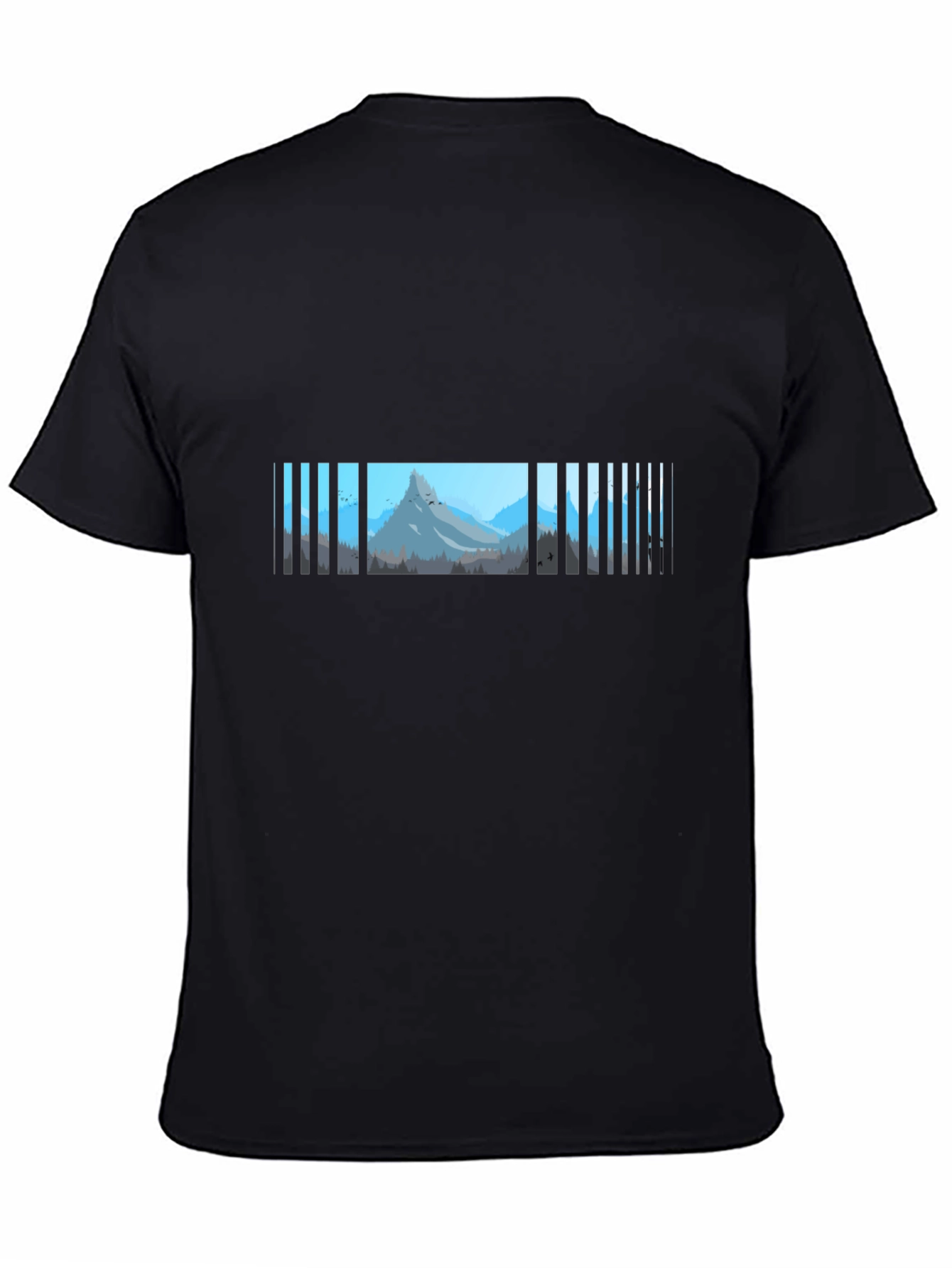 Black Mountain Barcode T-Shirt view 4
