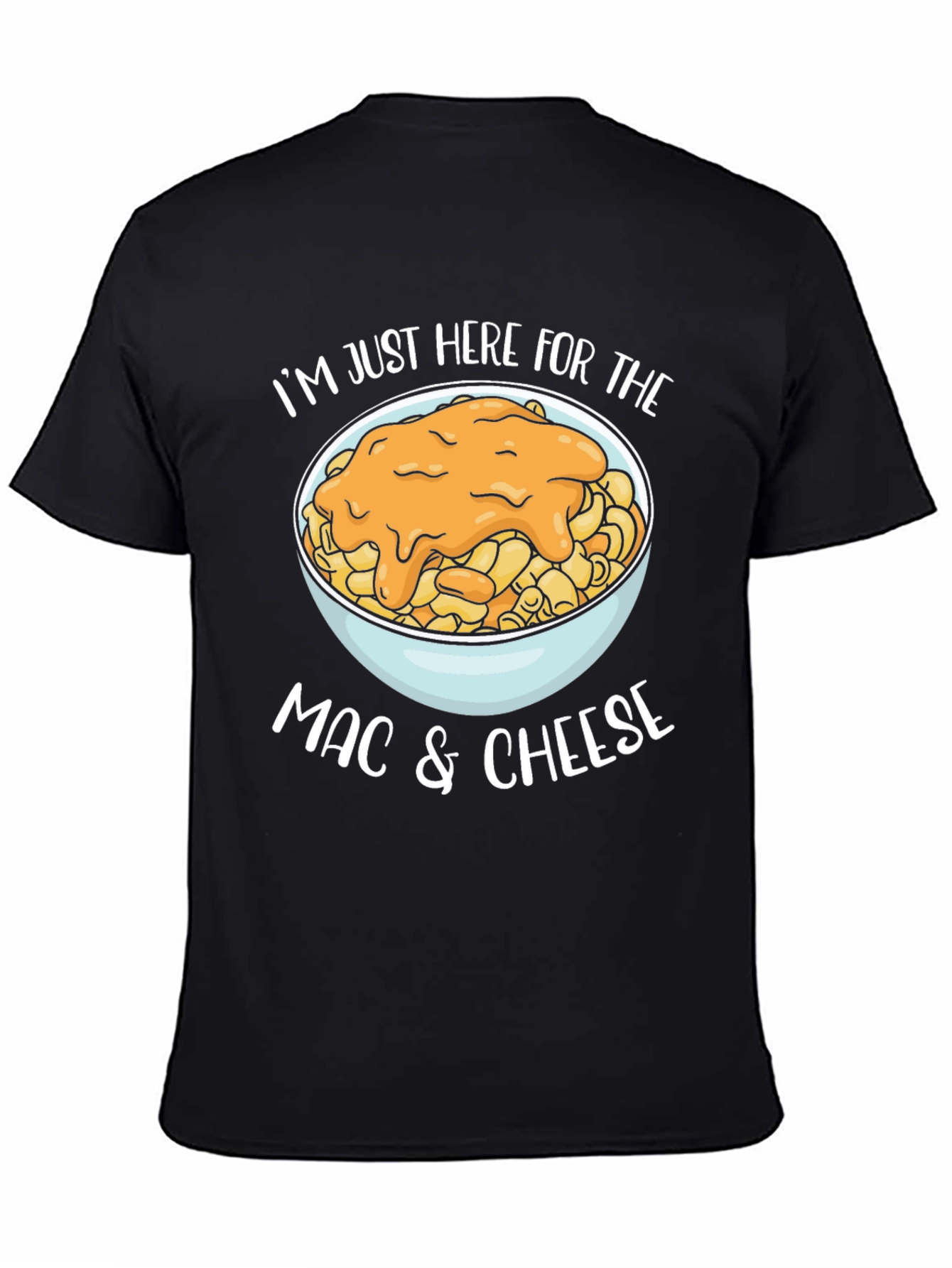 Black Mac & Cheese Lover T-Shirt view 4