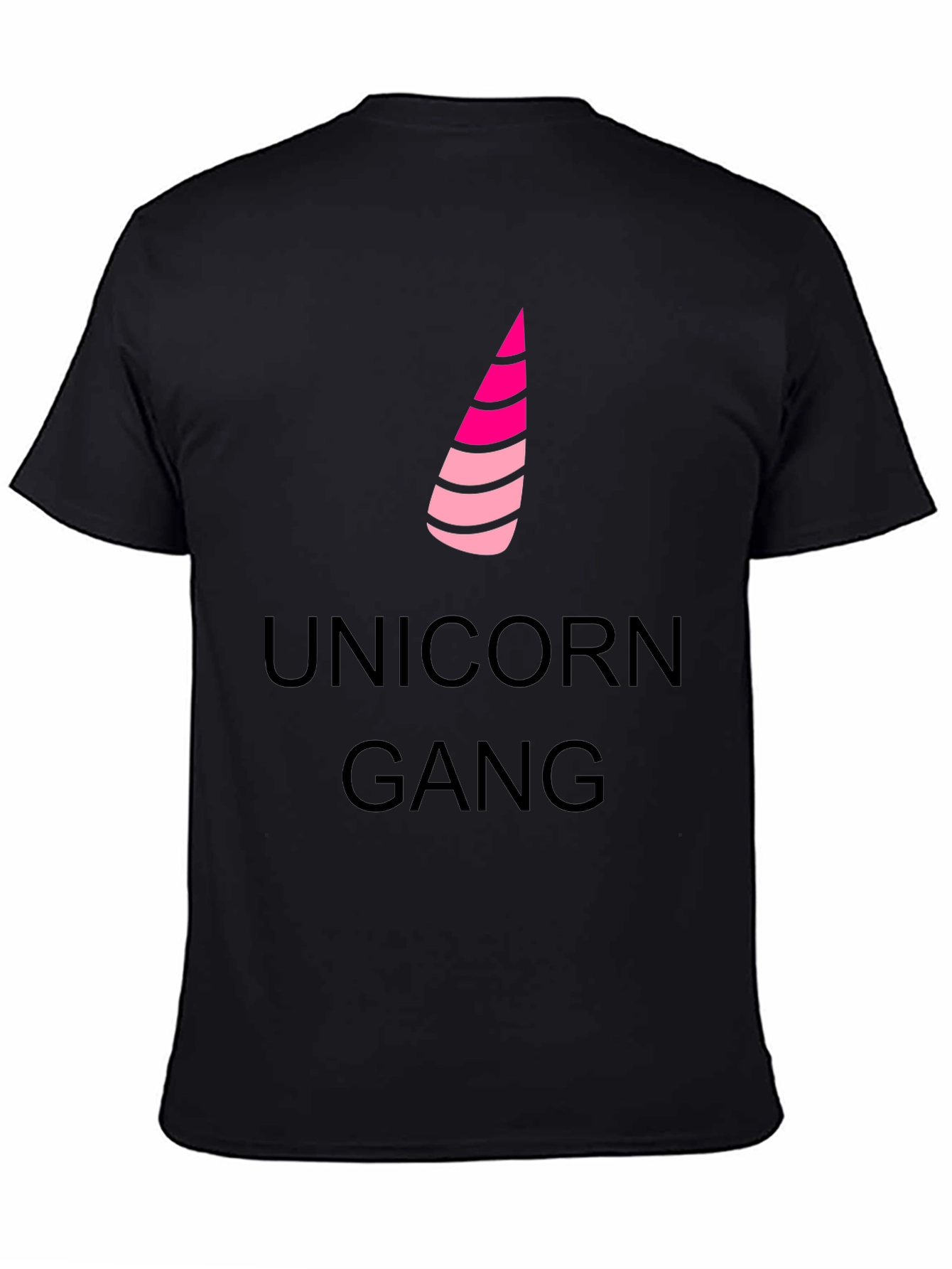 Black Unicorn Gang Black T-Shirt view 4