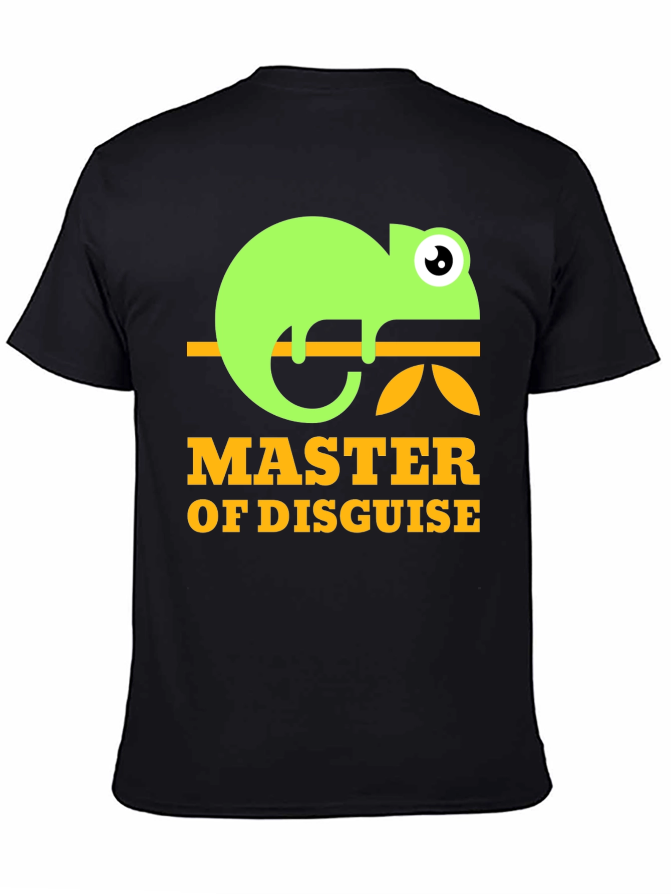 Black Master of Disguise Chameleon T-Shirt view 4