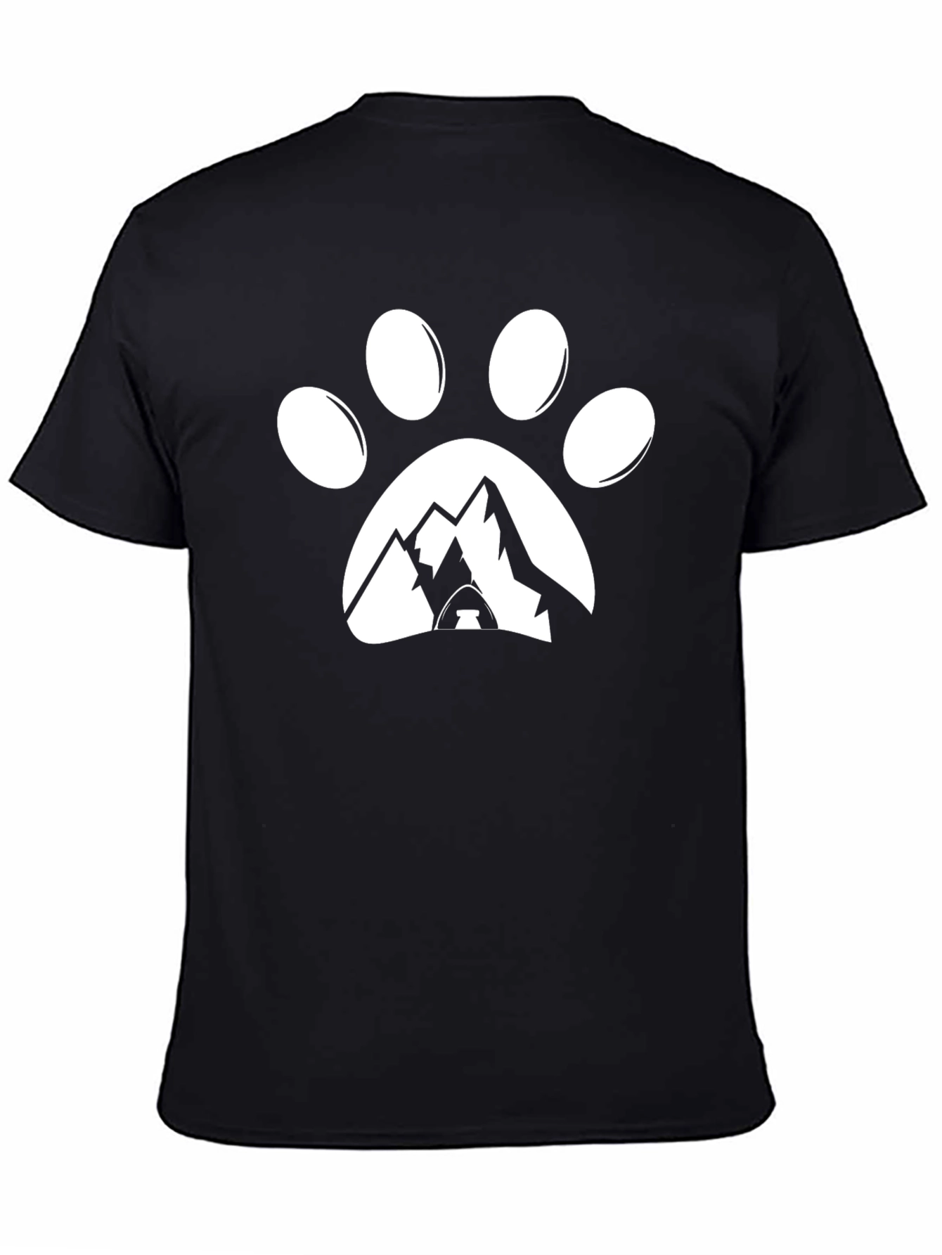 Black Dog Paw Mountain Adventure Tee view 4