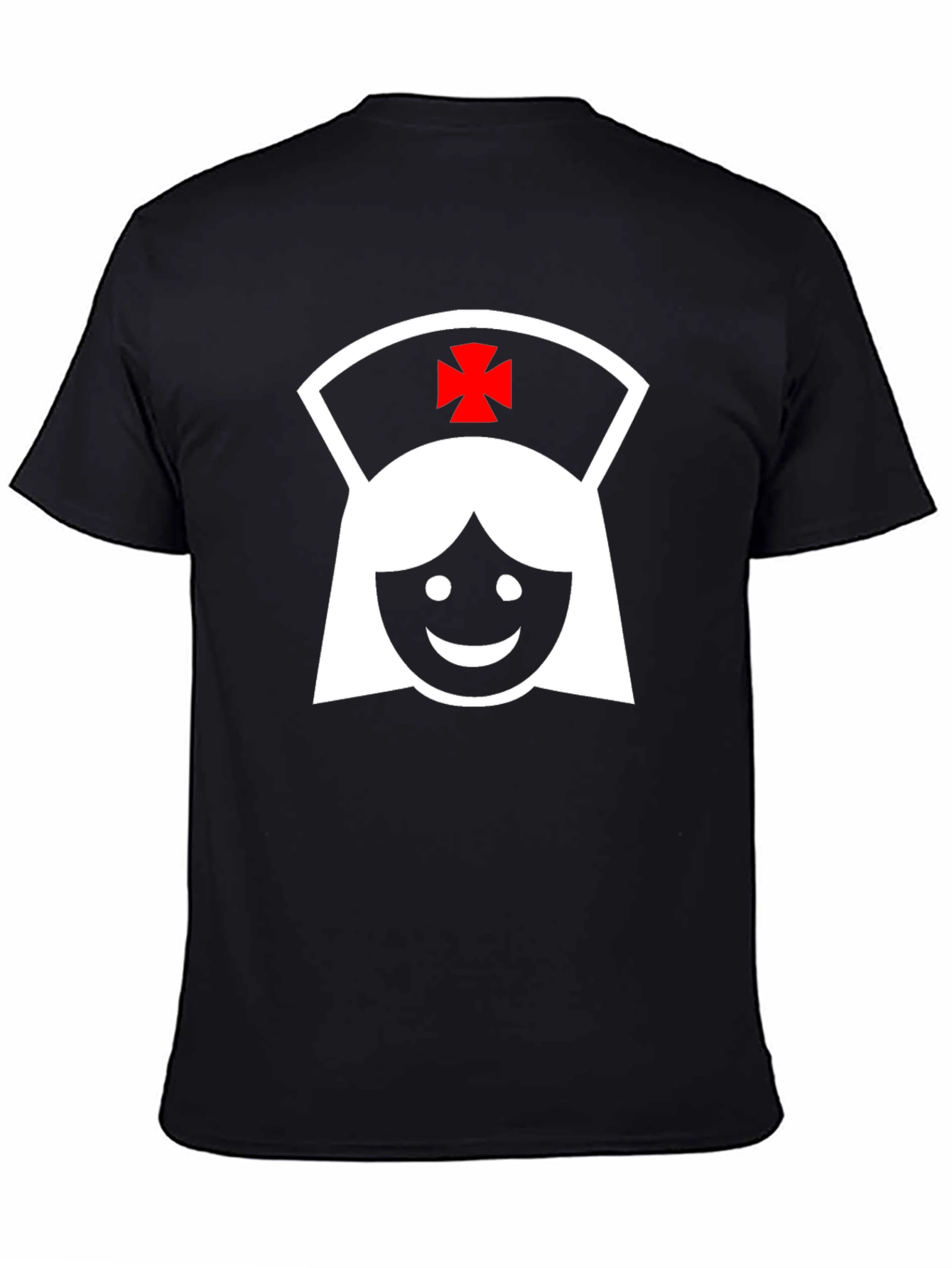 Black Nurse Graphic T-Shirt - Novelty Gift Tee view 4