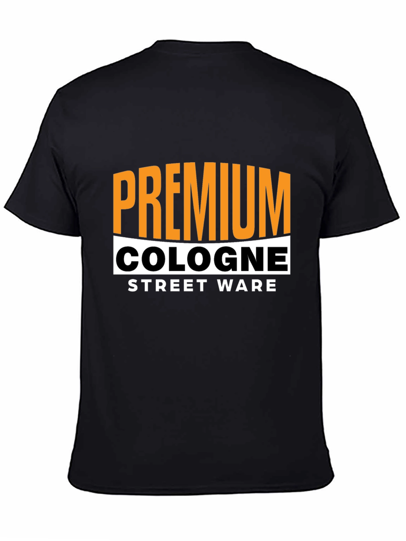 Black Premium Cologne Street Wear Black T-Shirt view 4