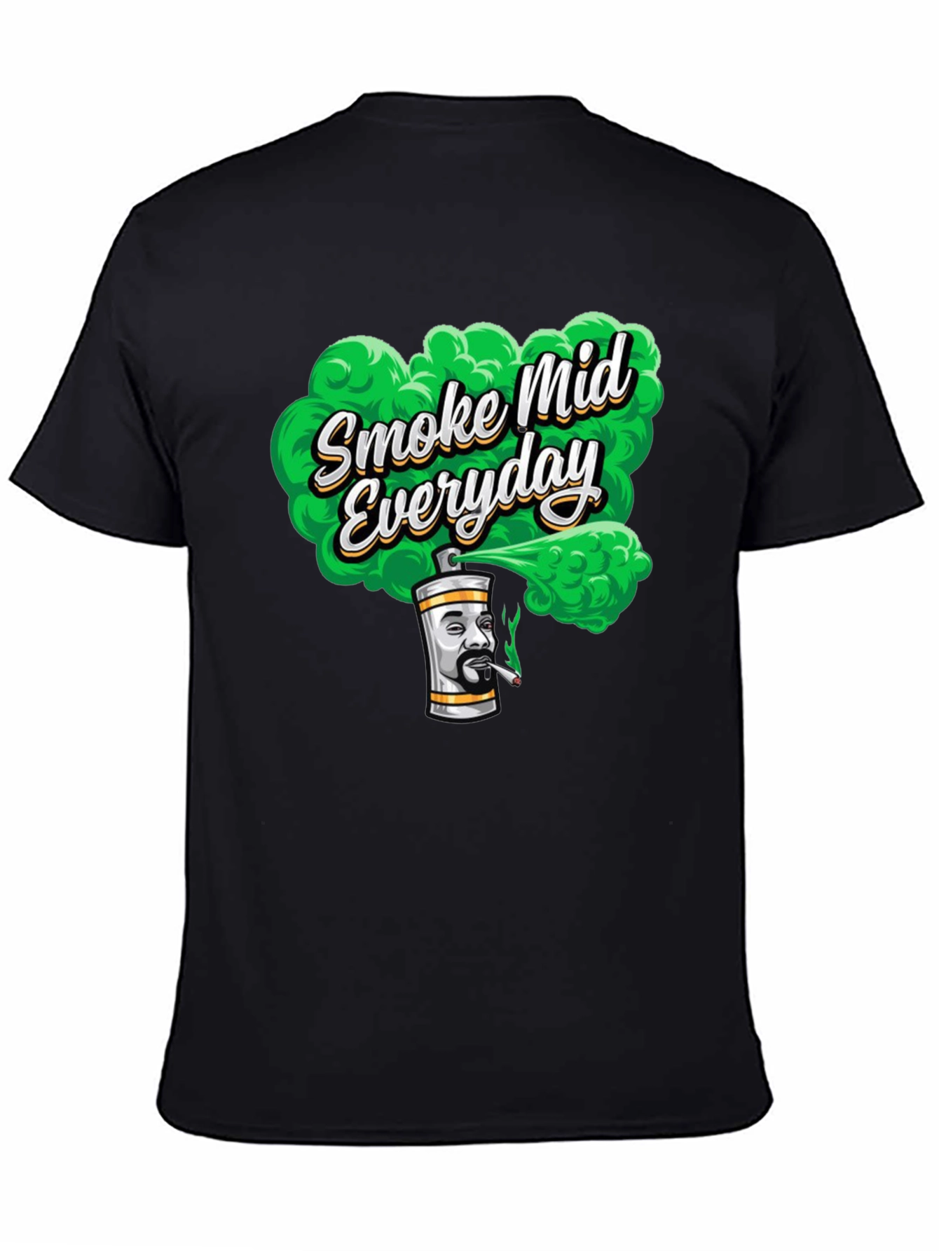 Black Smoke Mid Everyday T-Shirt view 4