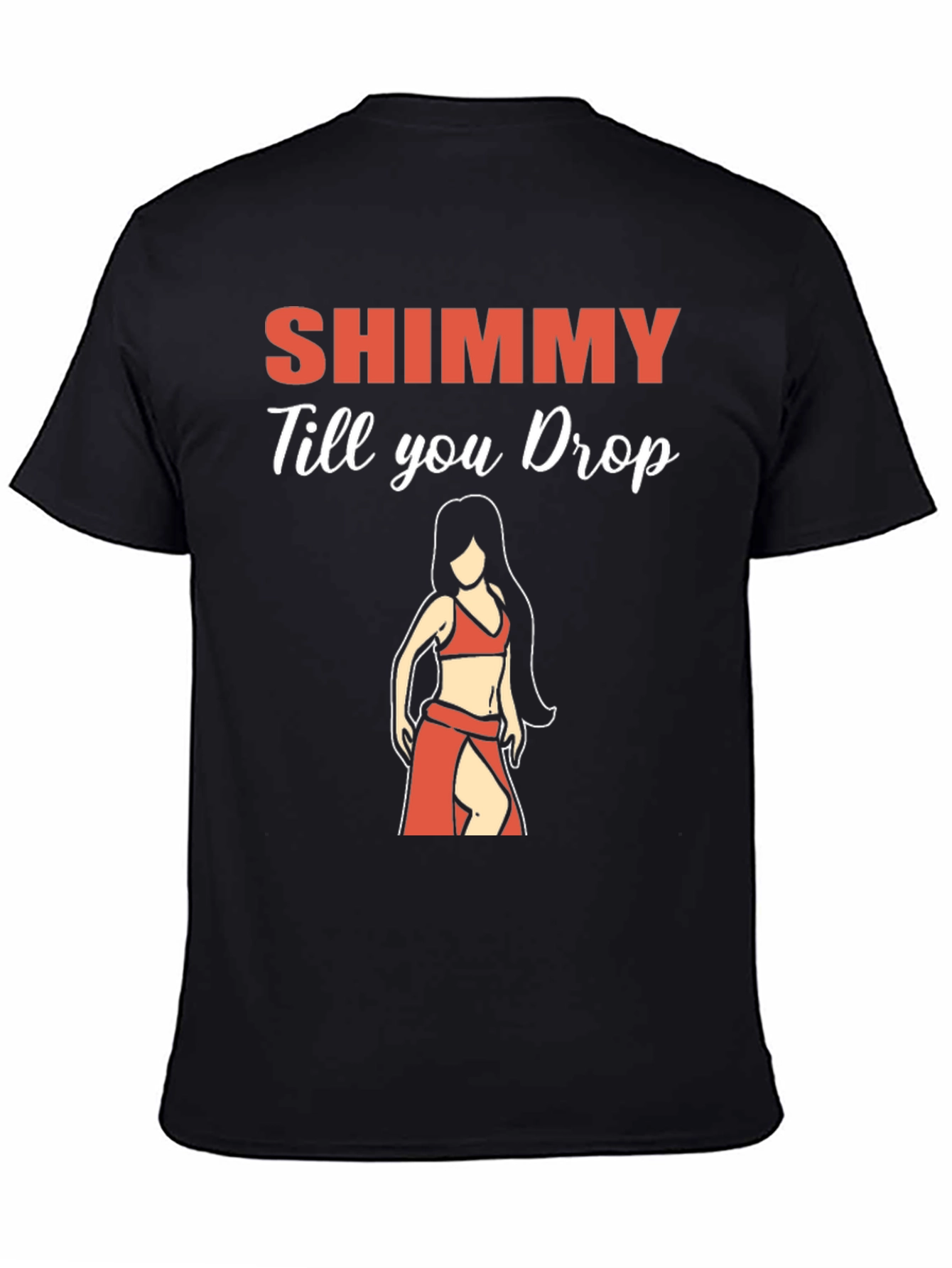 Black Shimmy Till You Drop T-Shirt - Dance Tee view 4