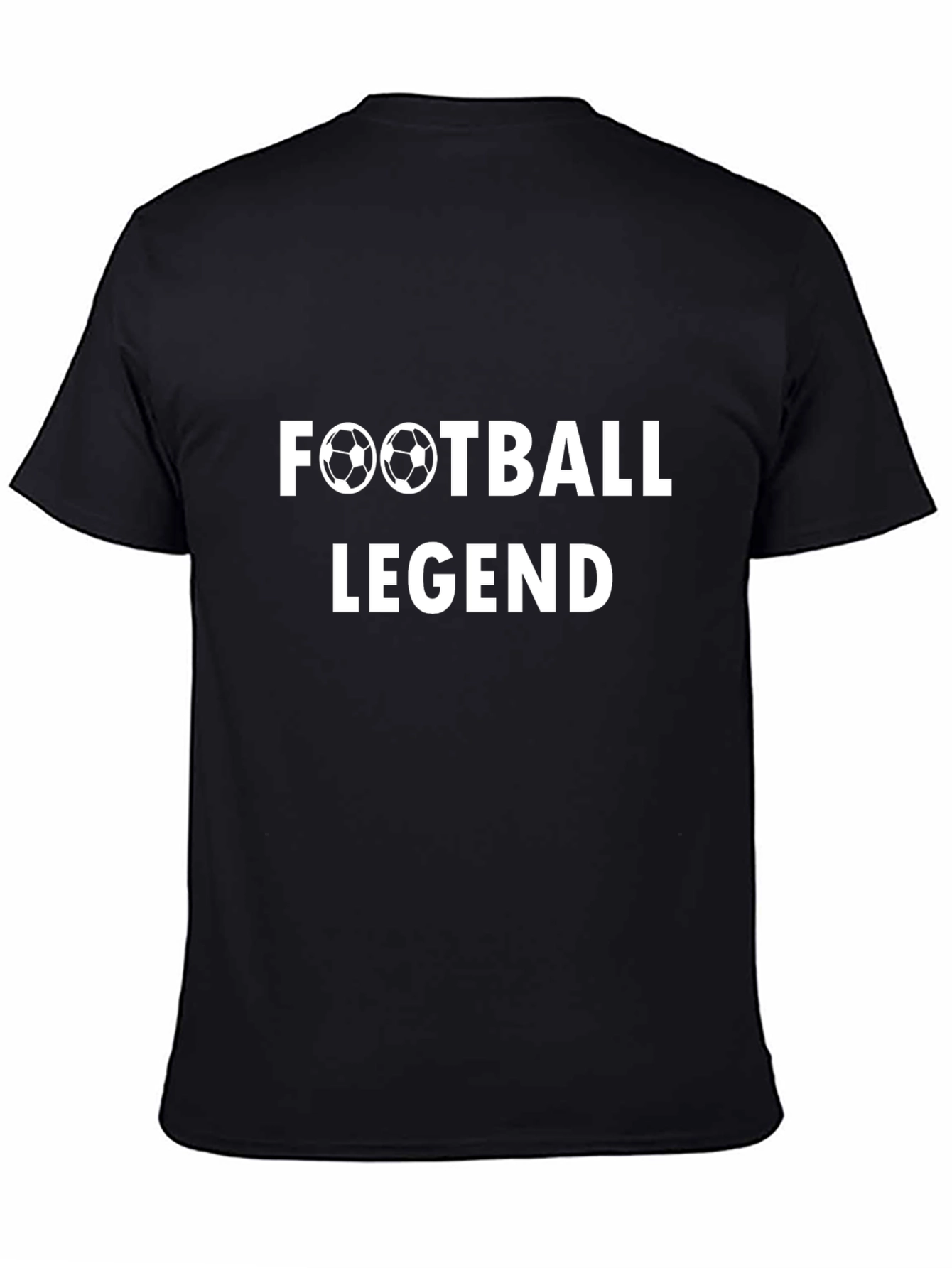 Black Football Legend T-Shirt view 4