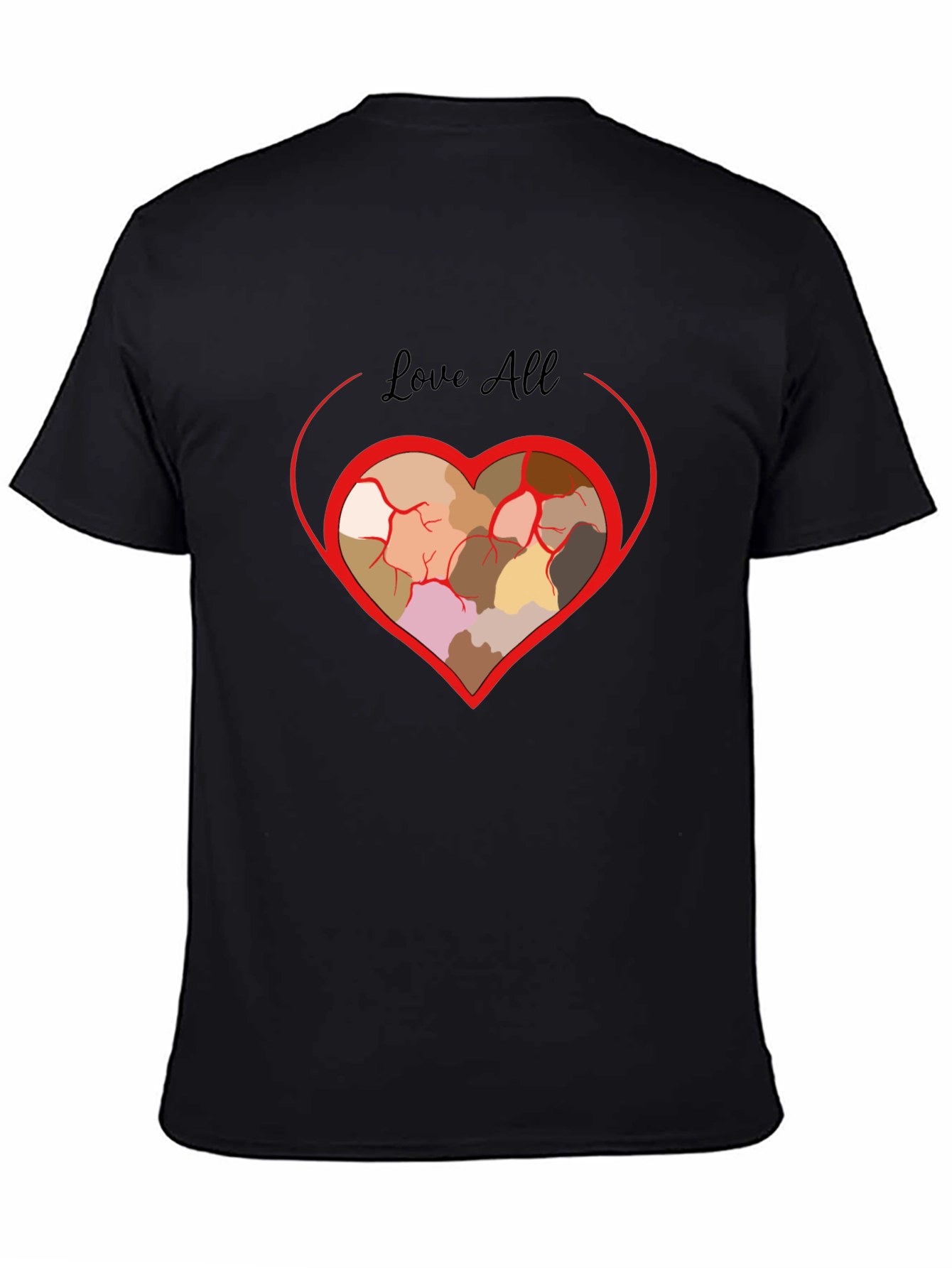 Black Love All Diversity T-Shirt view 4