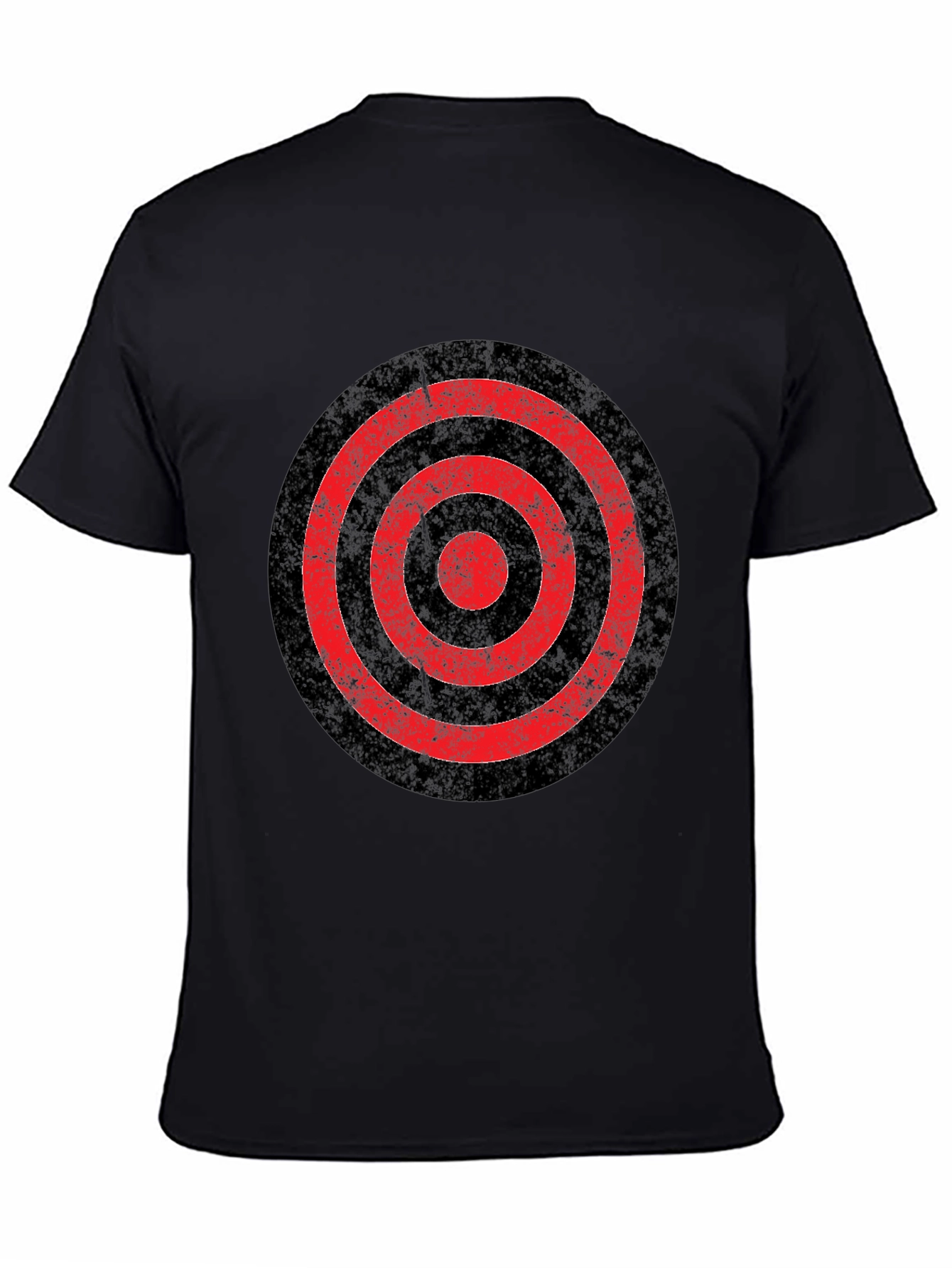 Black Target Graphic Tee - Bold Roundel Design view 4