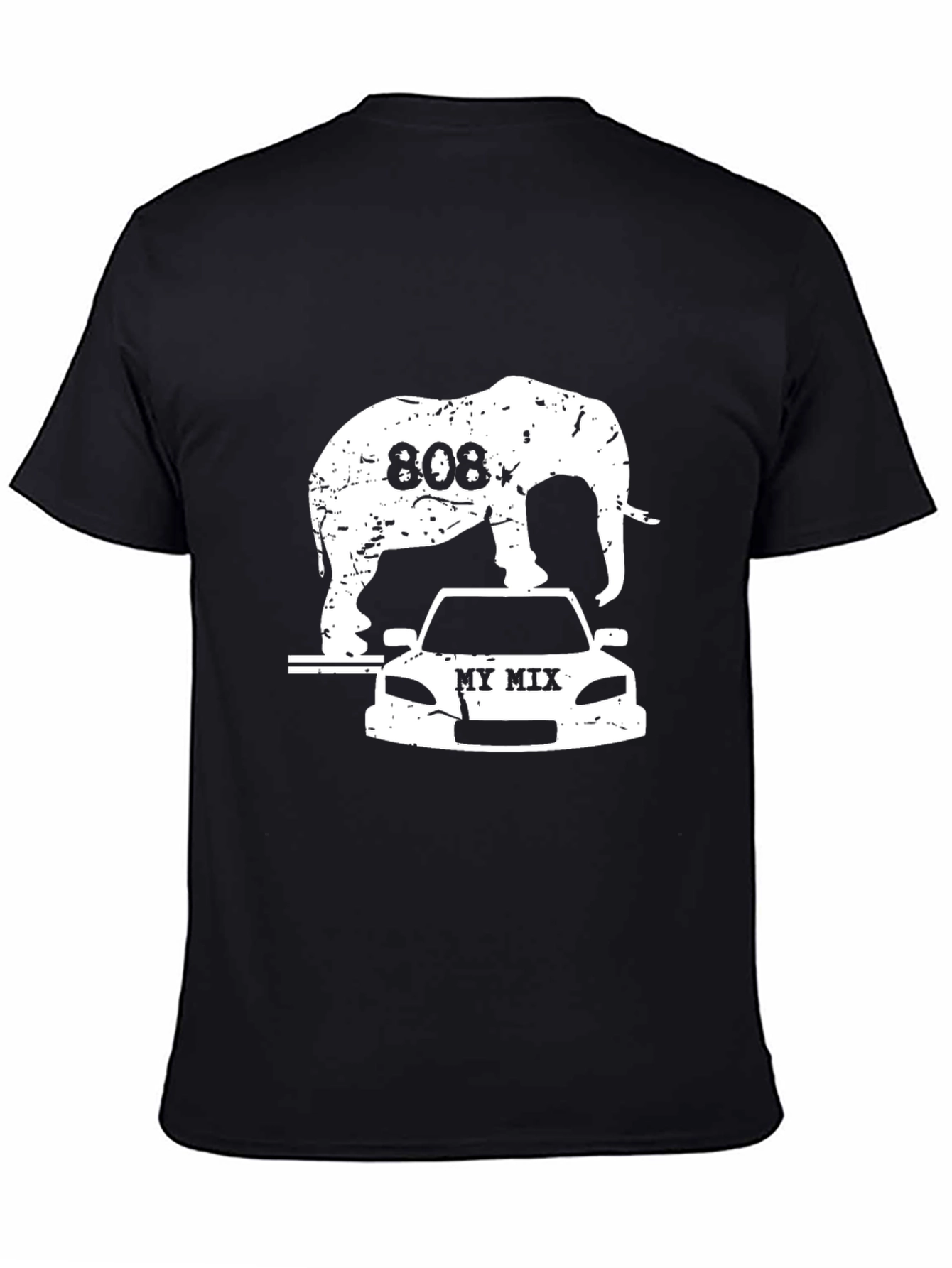 Black 808 My Mix Graphic Tee - Black view 4