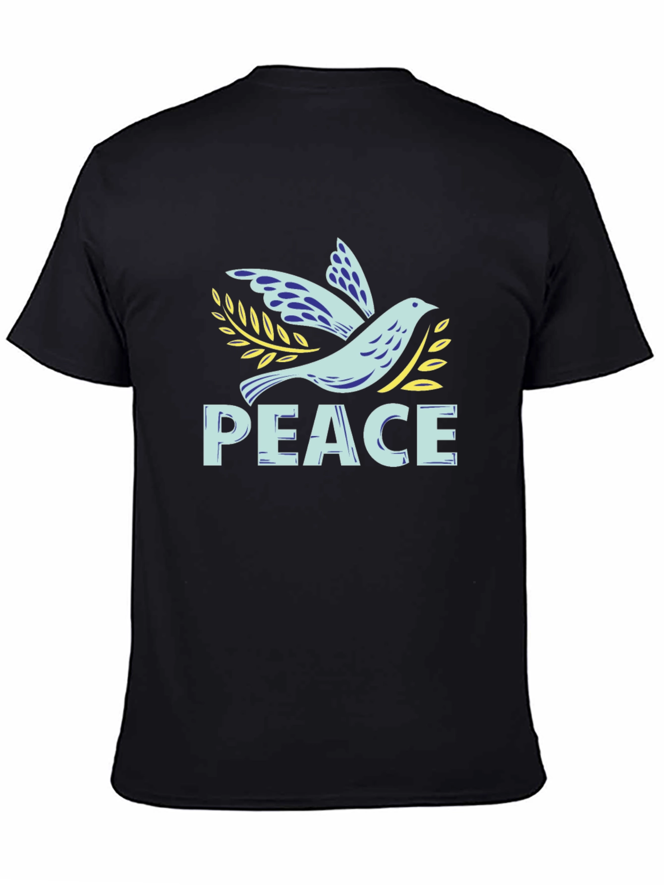 Black Peace Dove Graphic Tee - Unisex view 4