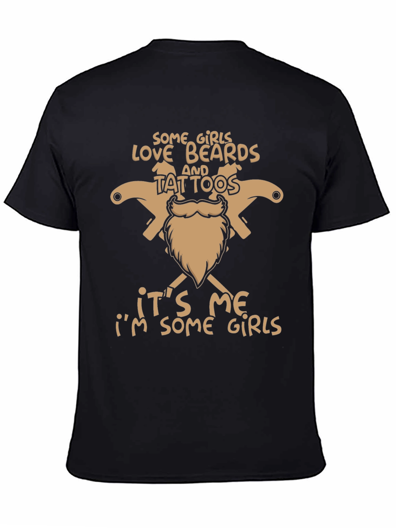 Black Beards & Tattoos Graphic Tee - Cool Casual Style view 4