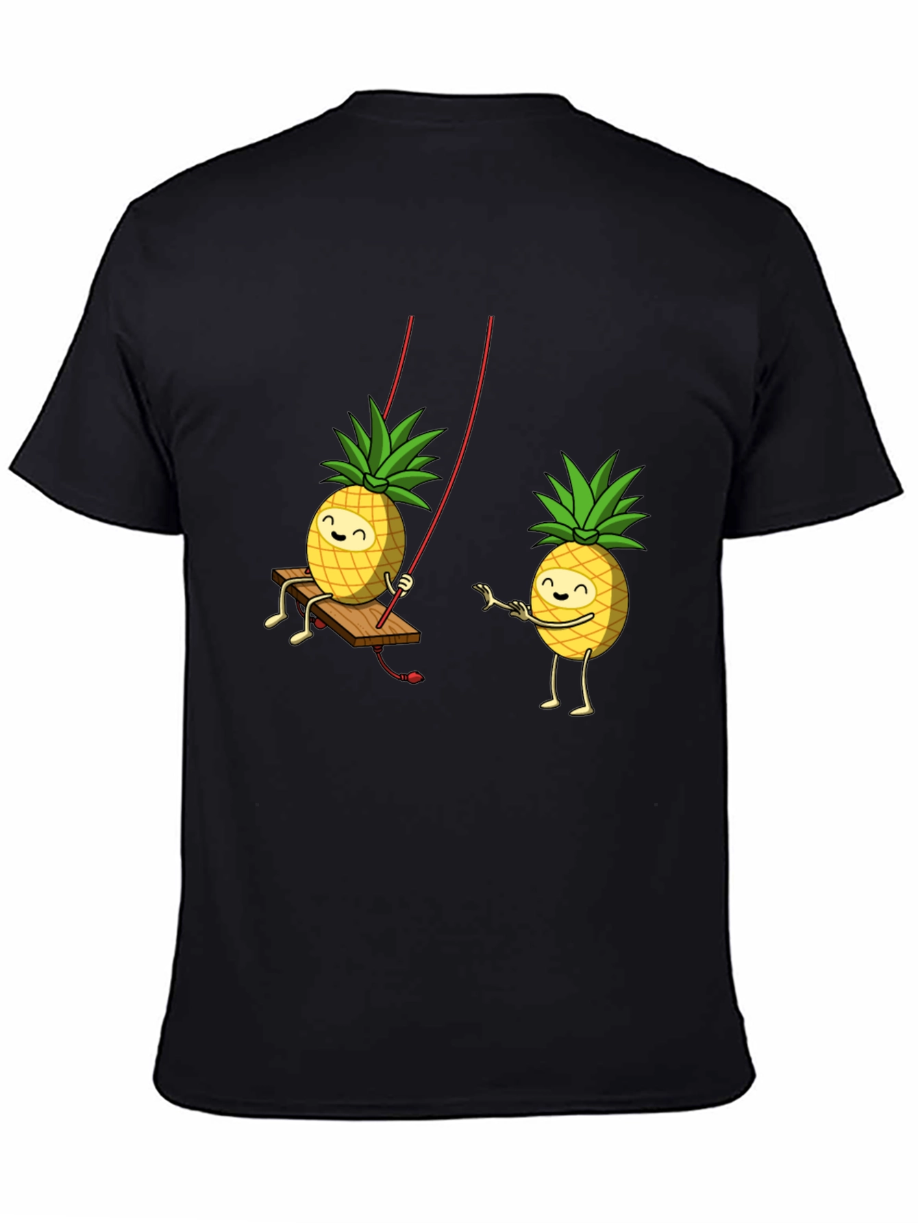 Black Pineapple Pals Black Graphic Tee view 4