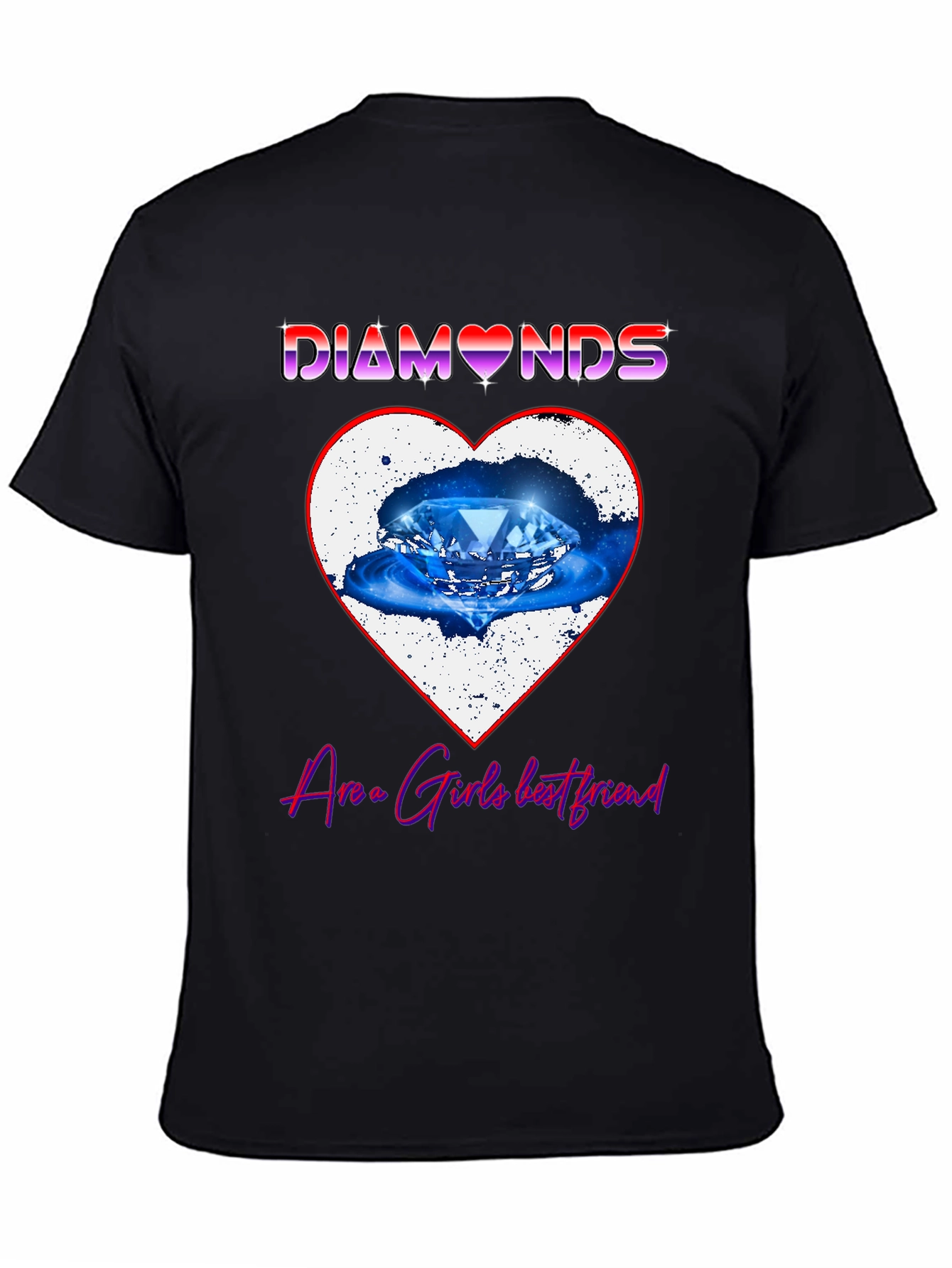 Black Diamonds Are a Girl's Best Friend Graphic Tee view 4