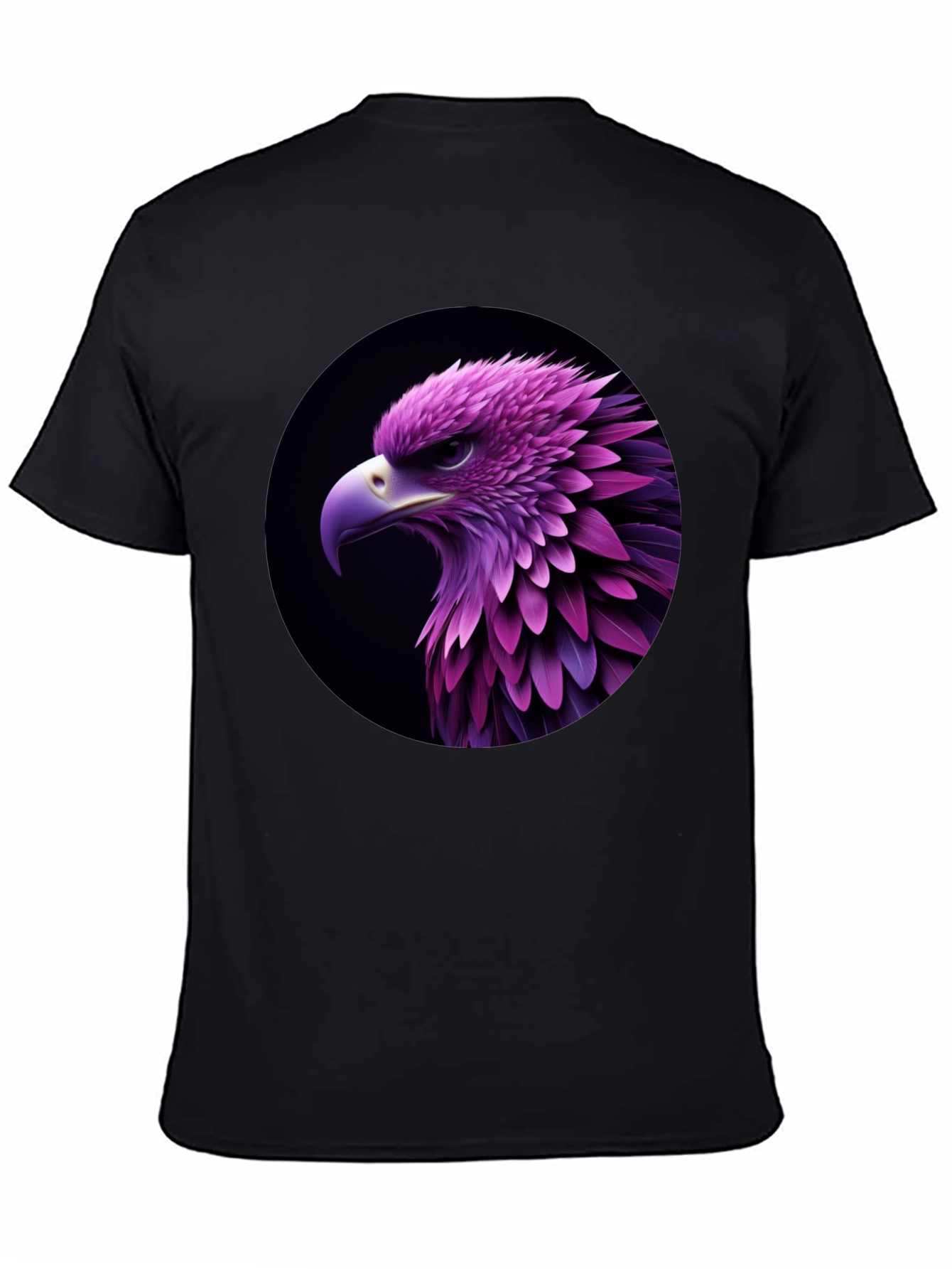 Black Eagle Graphic Black T-Shirt view 4