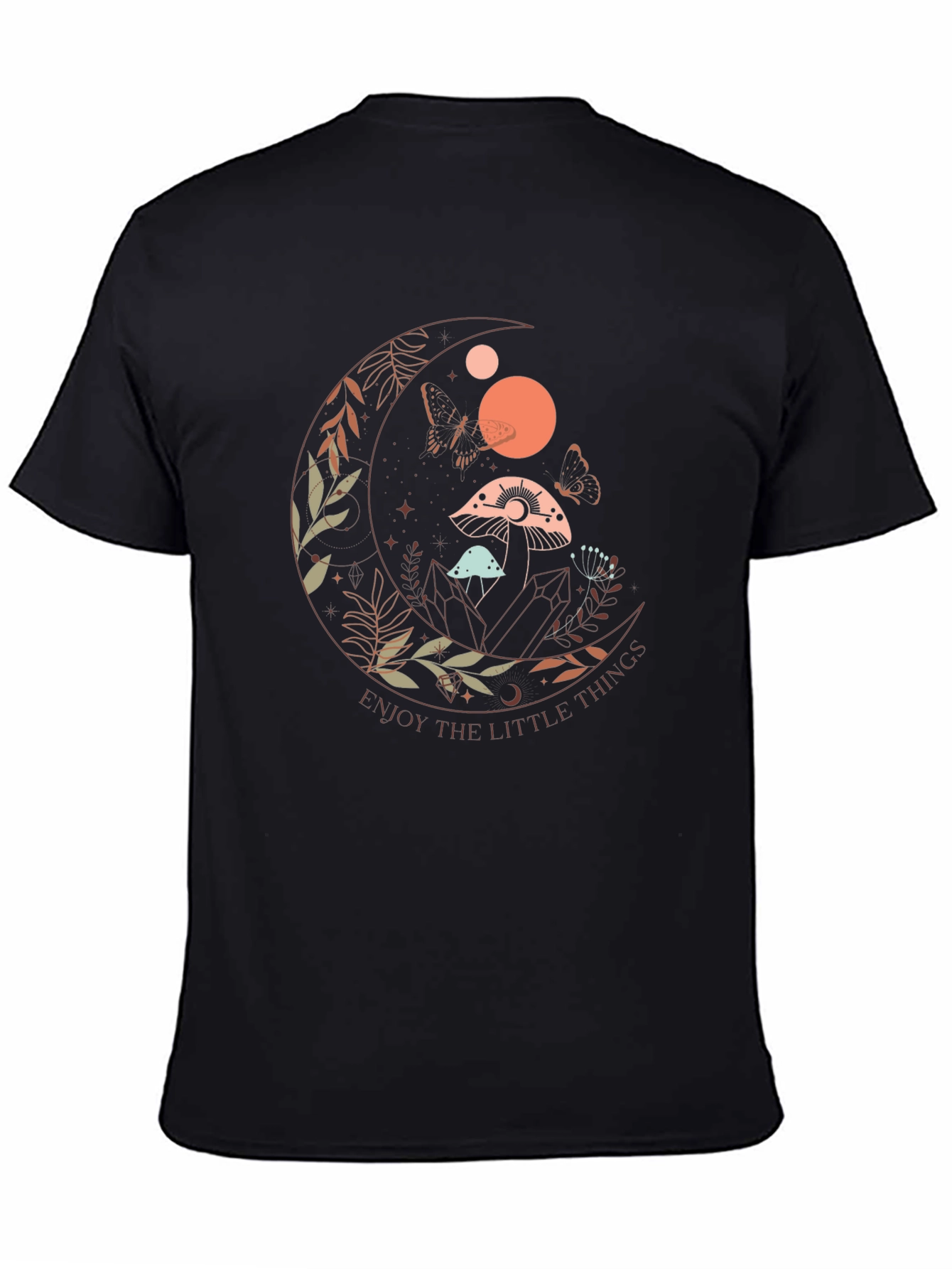 Black Enjoy the Little Things Graphic T-Shirt view 4